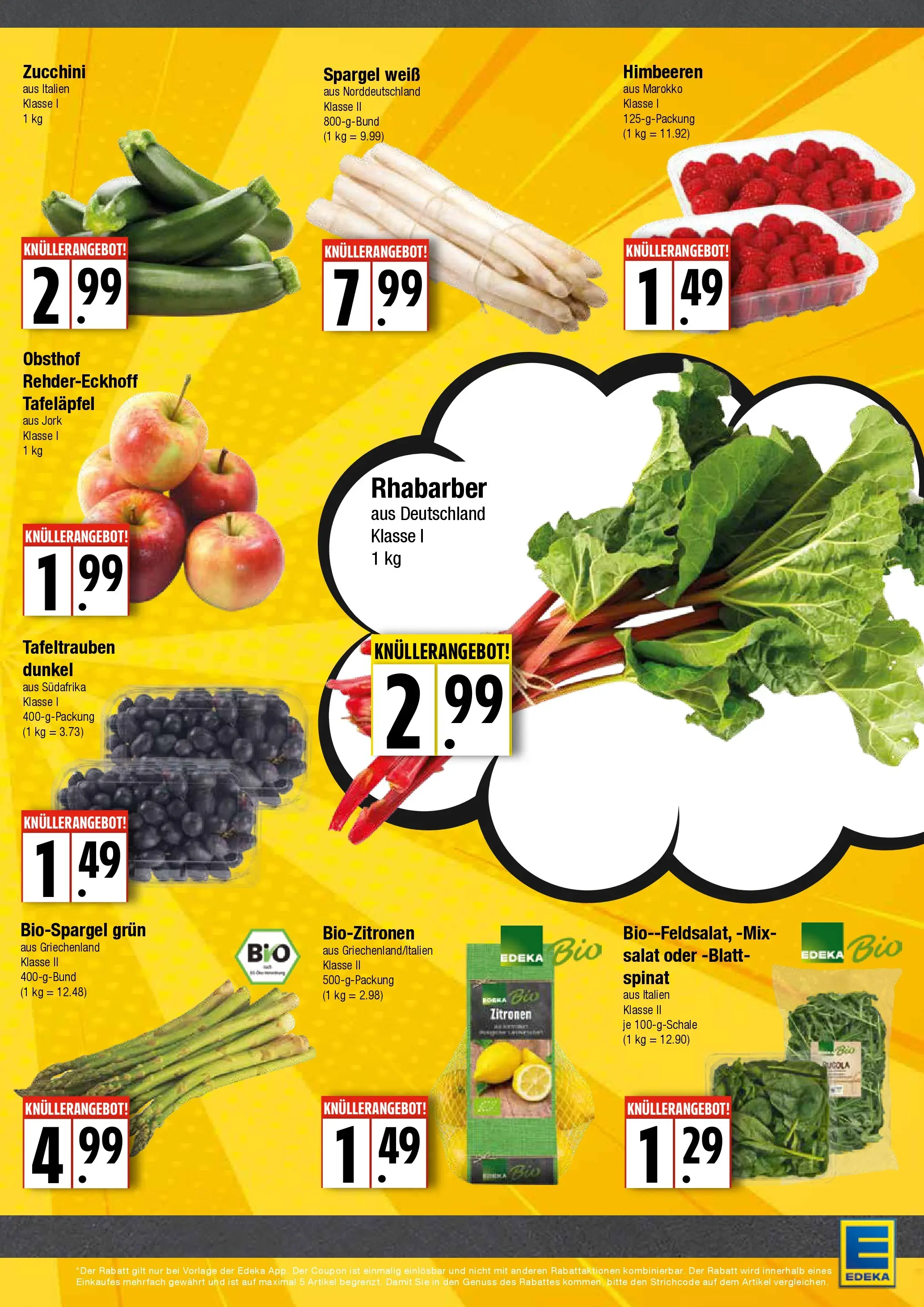 Edeka prospekt Hamburg	 (ab 13.04.2026) » Angebote Online | Seite: 3 | Produkte: Spargel, Rhabarber, Zucchini, Salat