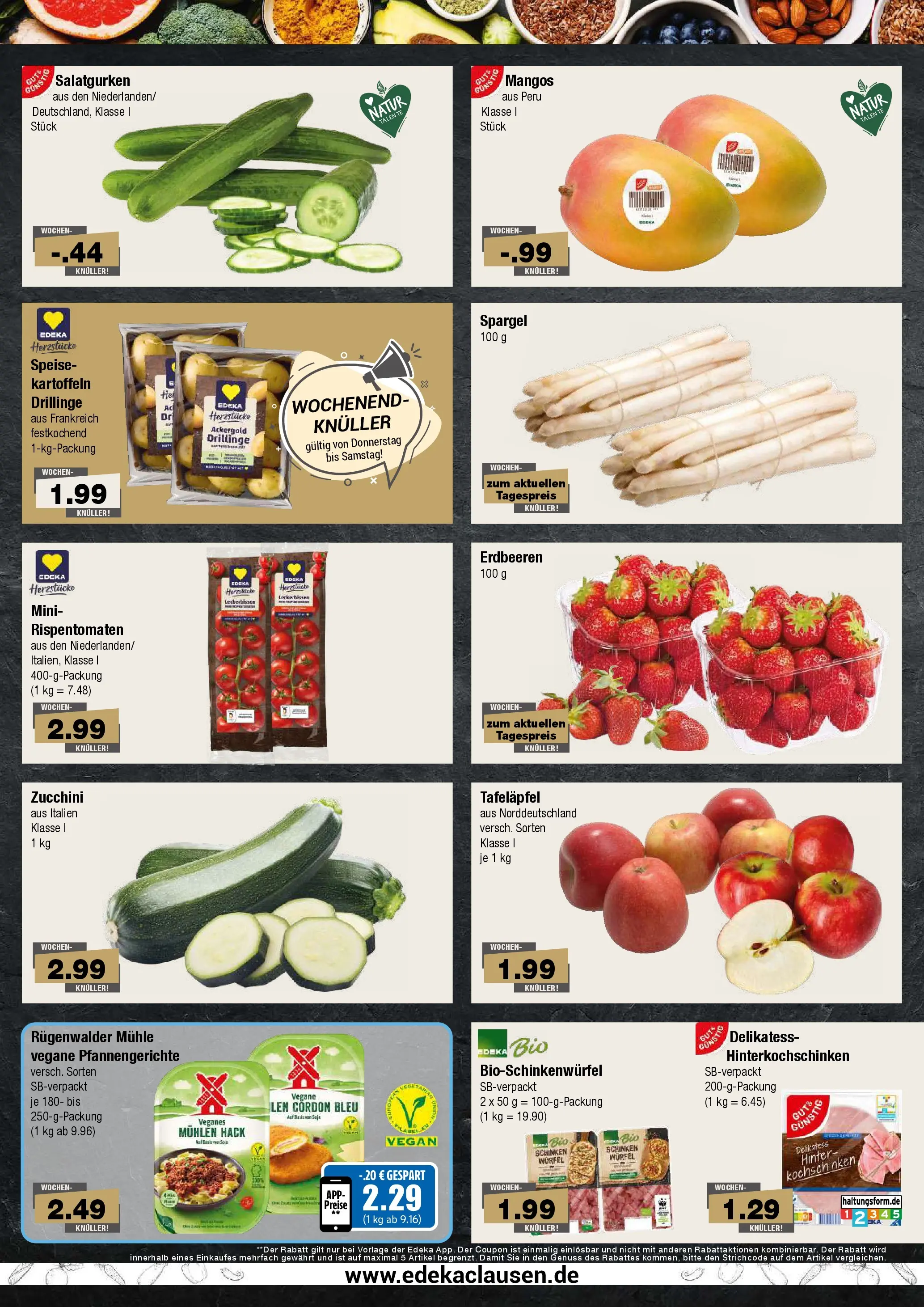 Edeka prospekt Hamburg	 (ab 13.04.2026) » Angebote Online | Seite: 2 | Produkte: Spargel, Mango, Schinken, Erdbeeren