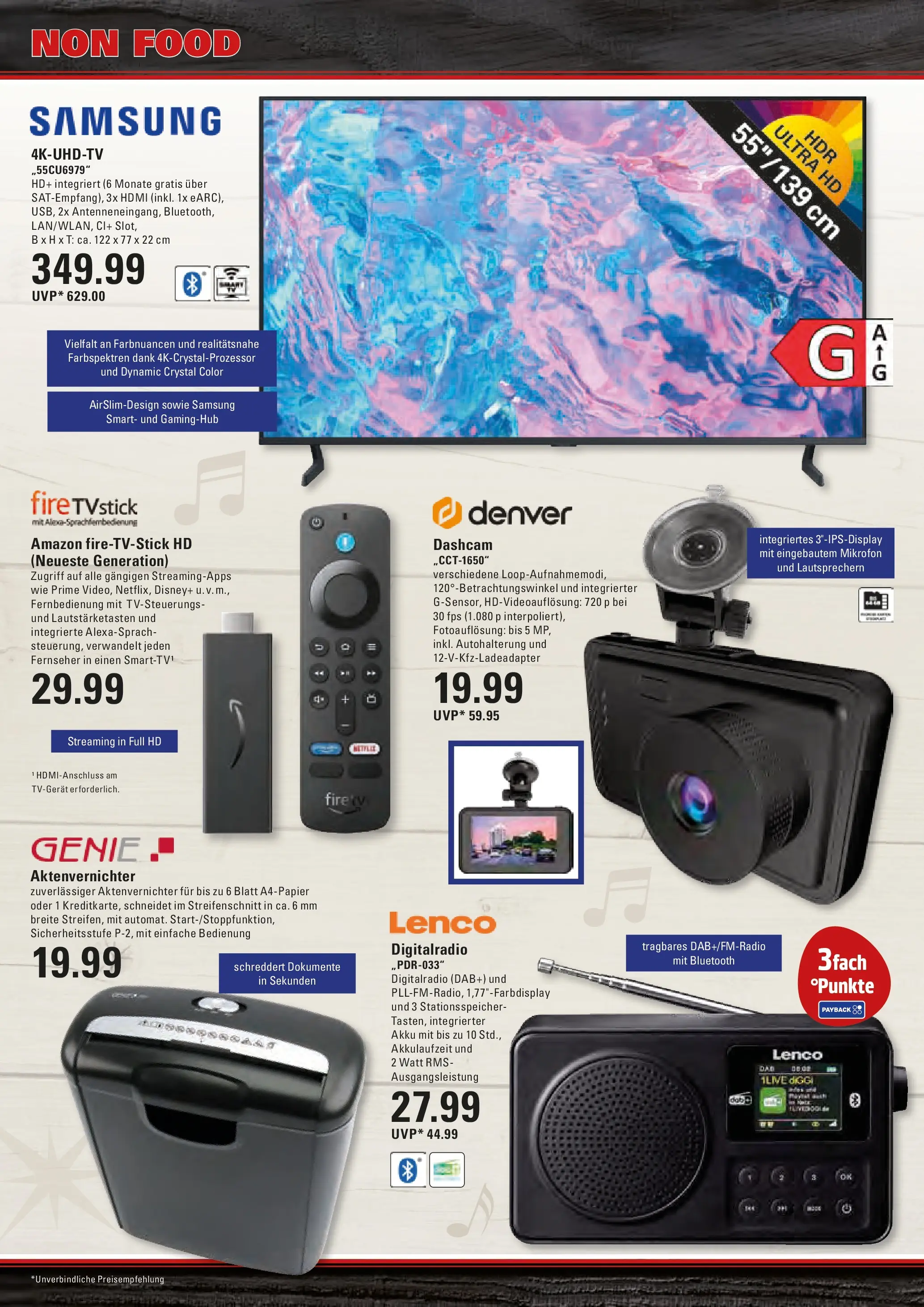 Angebote (ab 13.04.2026) » Angebote online | Seite: 18 | Produkte: Mikrofon, Aktenvernichter, Samsung, Fernseher