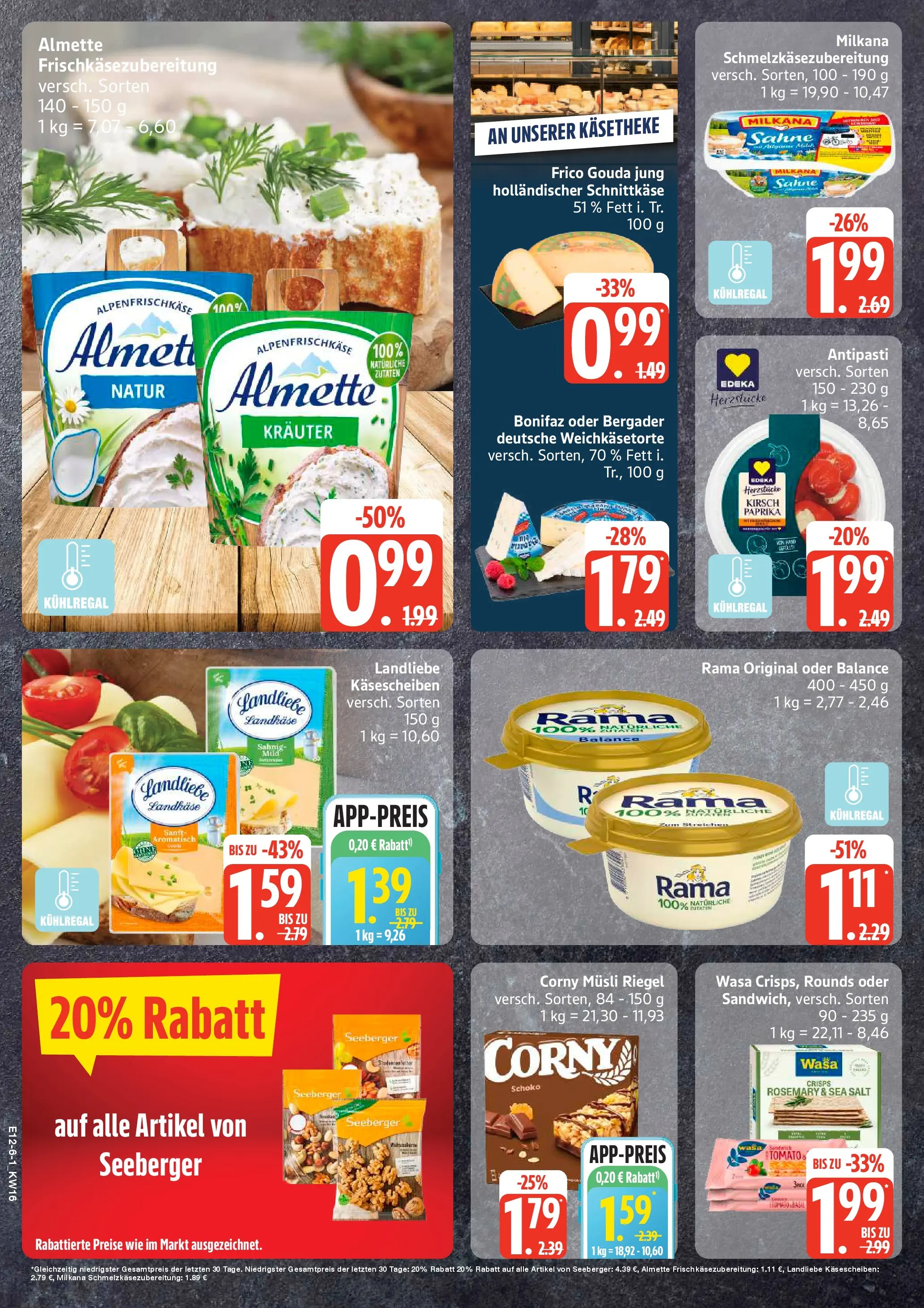 Edeka prospekt Sterup	 (ab 13.04.2026) » Angebote Online | Seite: 6 | Produkte: Musli, Rama, Milch, Milkana