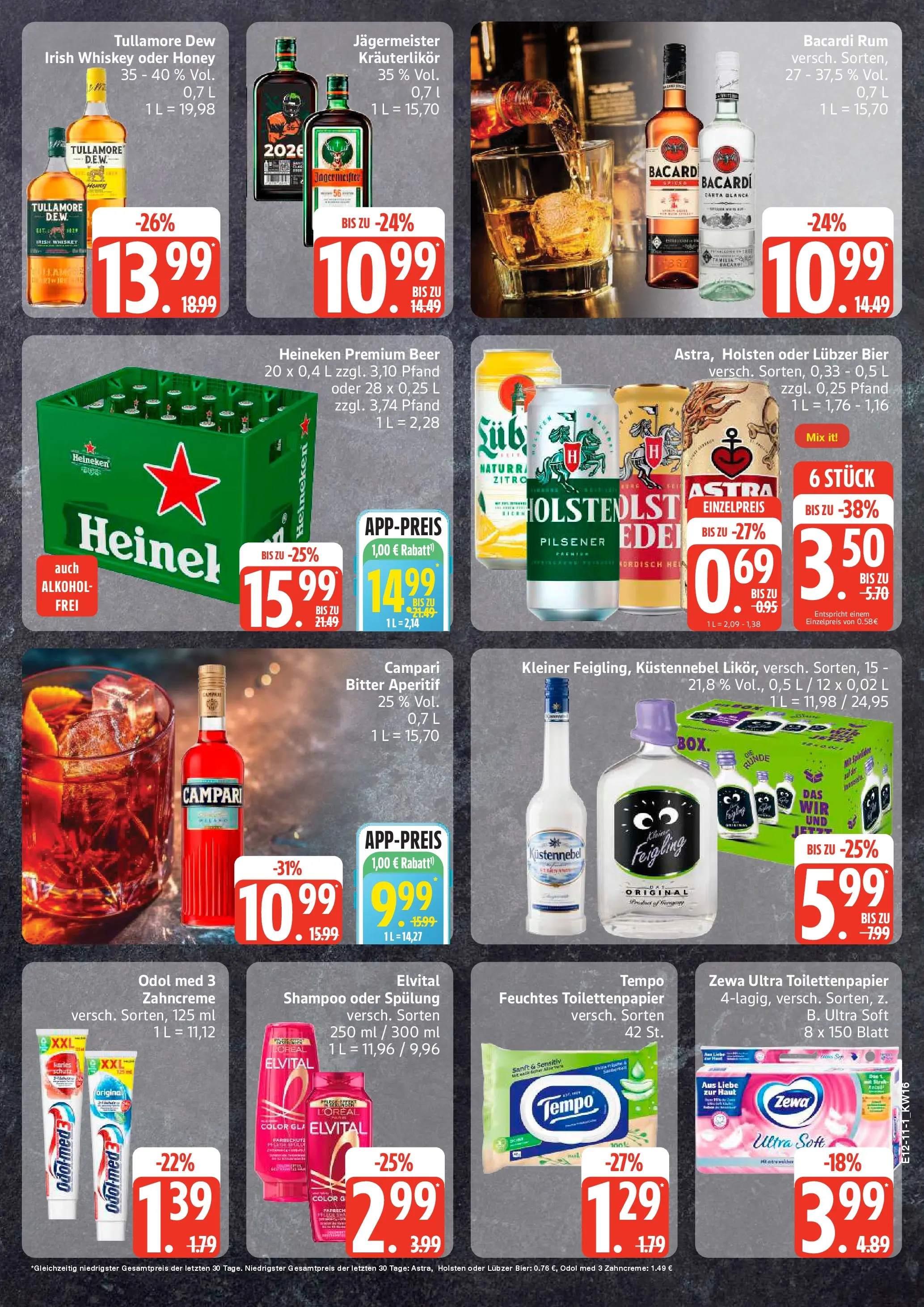 Edeka prospekt Sterup	 (ab 13.04.2026) » Angebote Online | Seite: 11 | Produkte: Zewa, Spülung, Jägermeister, Lubzer