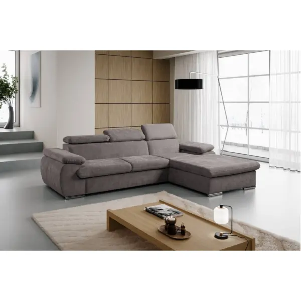 Ecksofa mit Bettfunktion und Bettkasten