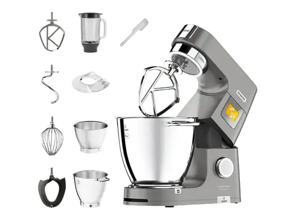 Kenwood KWL 90.124 SI Titanium Chef Patissier XL K&uuml;chenmaschine Silber (R&uuml;hrsch&uuml;sselkapazit&auml;t: 7 l, 1400 Watt)