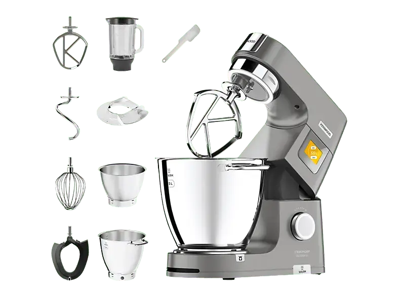 Kenwood KWL 90.124 SI Titanium Chef Patissier XL K&uuml;chenmaschine Silber (R&uuml;hrsch&uuml;sselkapazit&auml;t: 7 l, 1400 Watt)