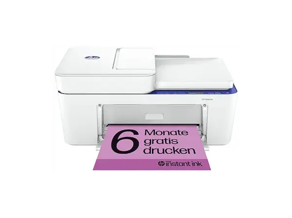HP DeskJet 4230e mit 6 Monate HP Instant Ink, Multifunktionsdrucker, WLAN, A4, A6, Wei&szlig;, Blau