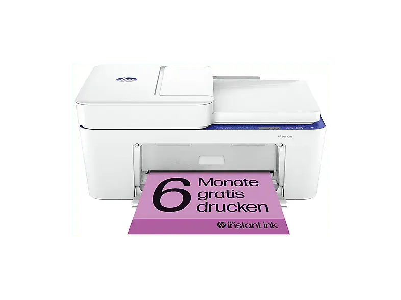 HP DeskJet 4230e mit 6 Monate HP Instant Ink, Multifunktionsdrucker, WLAN, A4, A6, Wei&szlig;, Blau