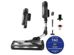 Rowenta RH9A36 X-Force Flex 13.60 Akku Staubsauger (0,65 l, Akkulaufzeit: bis zu 60 Minuten, Schwarz/Lila) mit 5 Jahre Ger&auml;teschutz