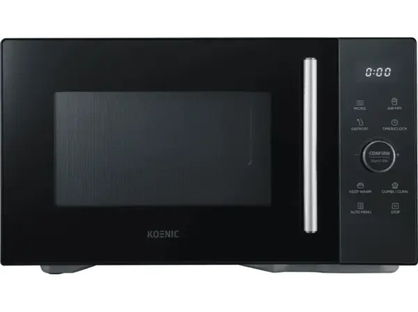 Koenic KMWC 2625 DB Mikrowelle 4in1 Airfry (900 Watt, Freistehend, 26 l, Schwarz)