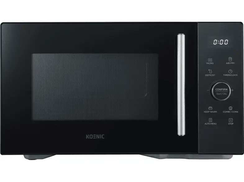 Koenic KMWC 2625 DB Mikrowelle 4in1 Airfry (900 Watt, Freistehend, 26 l, Schwarz)