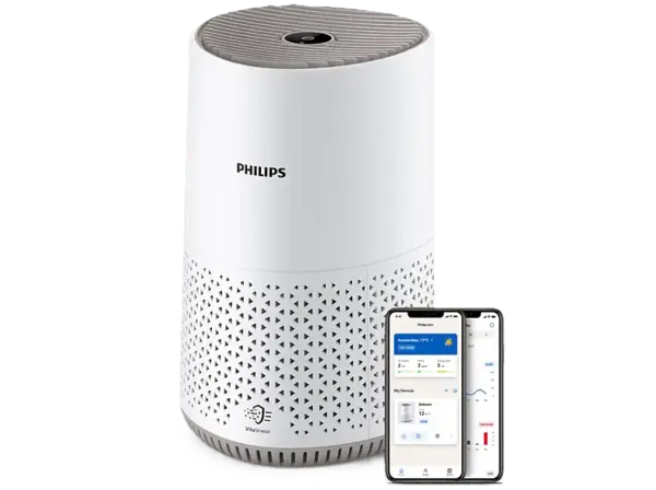 Philips AC0650/10 Series 600 Luftreiniger Wei&szlig; (12 Watt, Raumgr&ouml;&szlig;e: 44 m&sup2;)