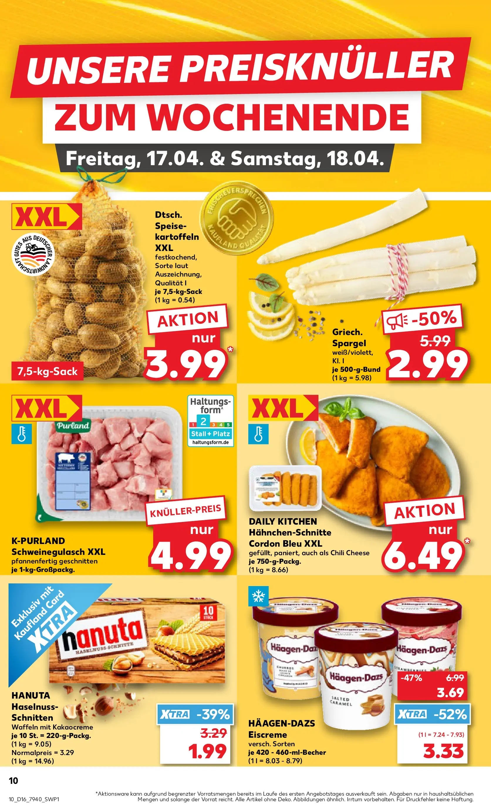 Prospekt Kaufland ab 13.04.2026 » Angebote und Werbung Online | Seite: 22 | Produkte: Schweinegulasch, Spargel, Kartoffeln, Chili Prospekt Kaufland ab 13.04.2026 » Angebote Online zum Blättern | Seite: 22 | Produkte: Schweinegulasch, Spargel, Kartoffeln, Chili