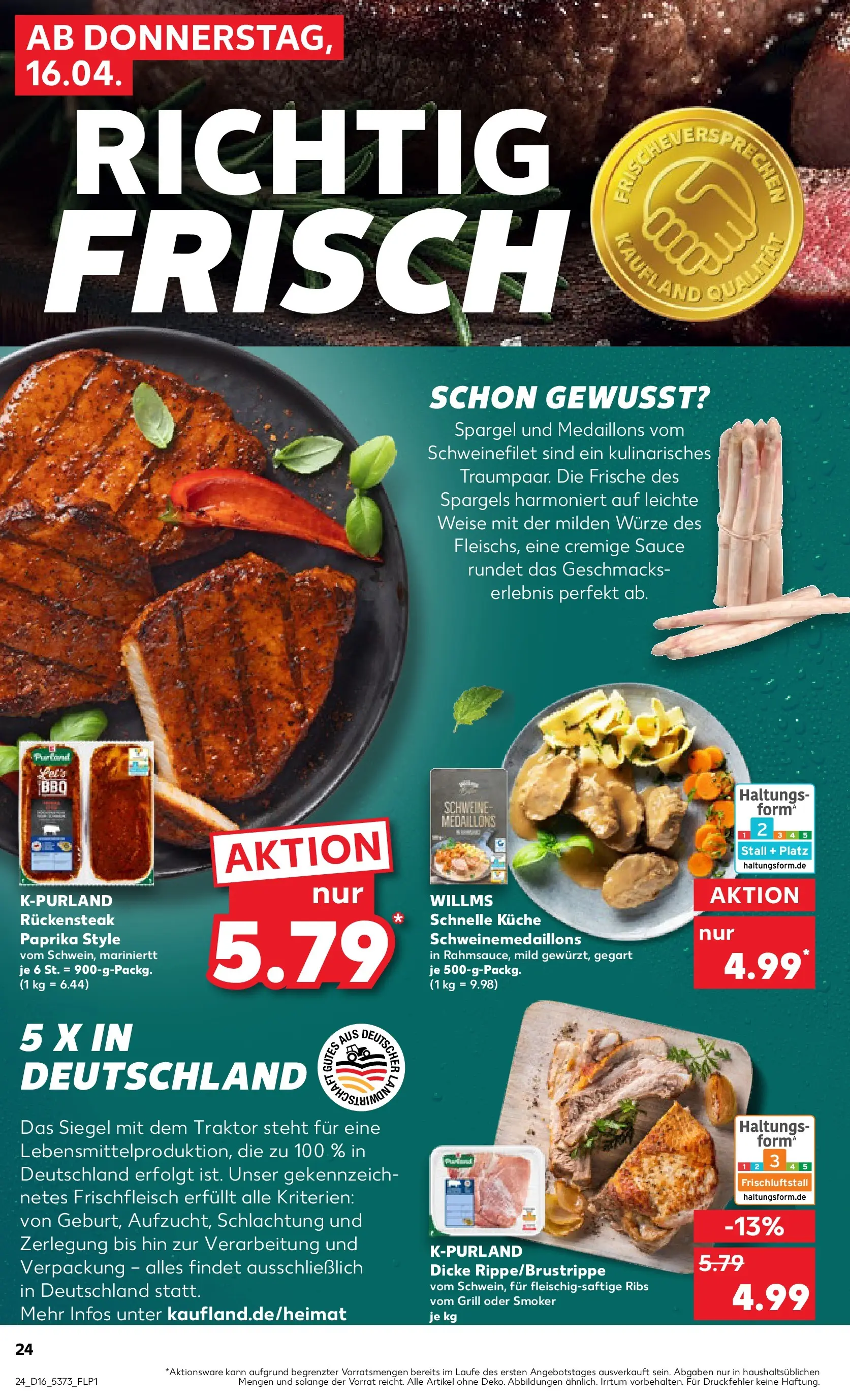 Prospekt Kaufland ab 13.04.2026 » Angebote Online zum Blättern | Seite: 36