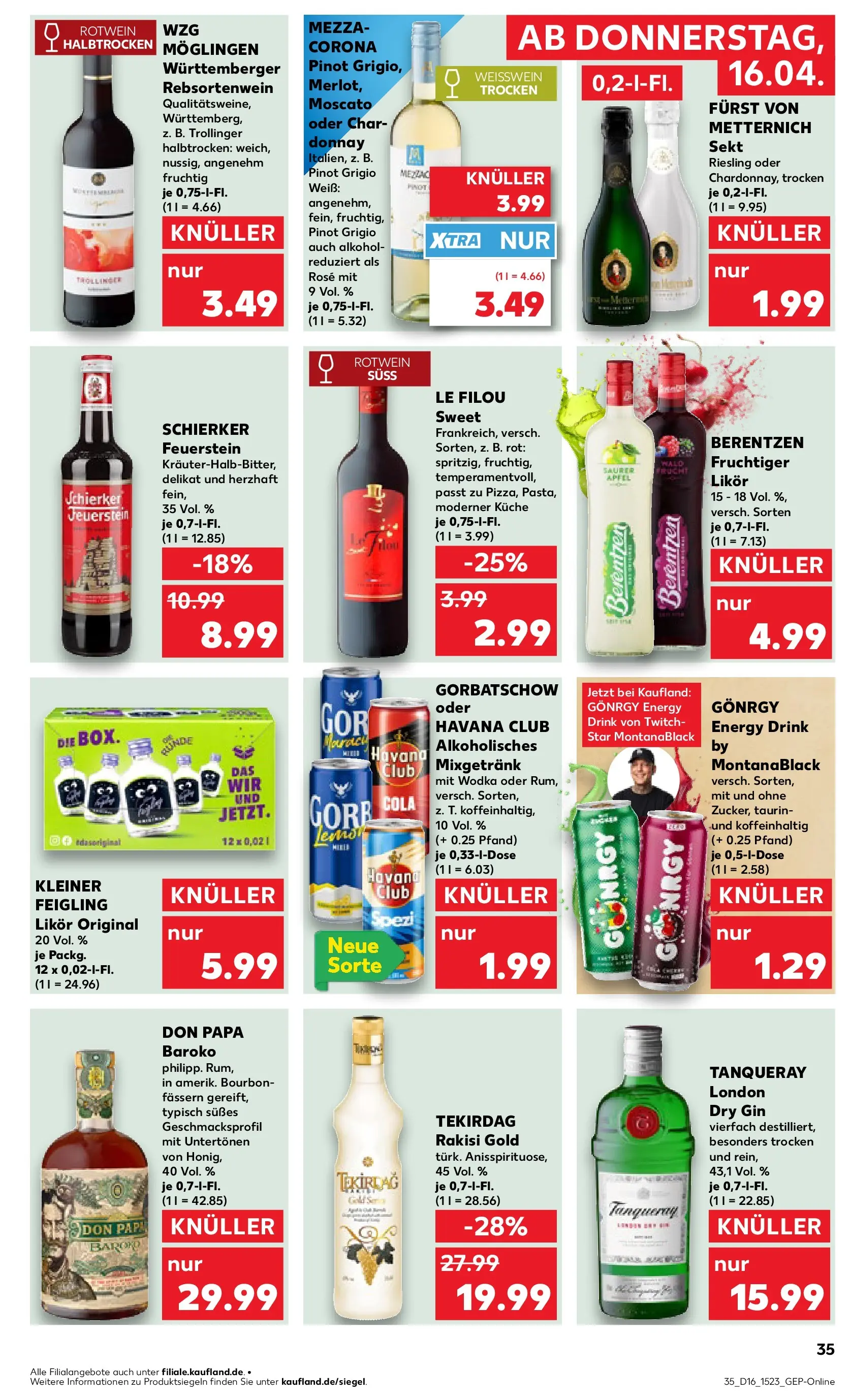 Prospekt Kaufland ab 13.04.2026 » Angebote Online zum Blättern | Seite: 47 | Produkte: Le filou, Cola, Rum, Küche