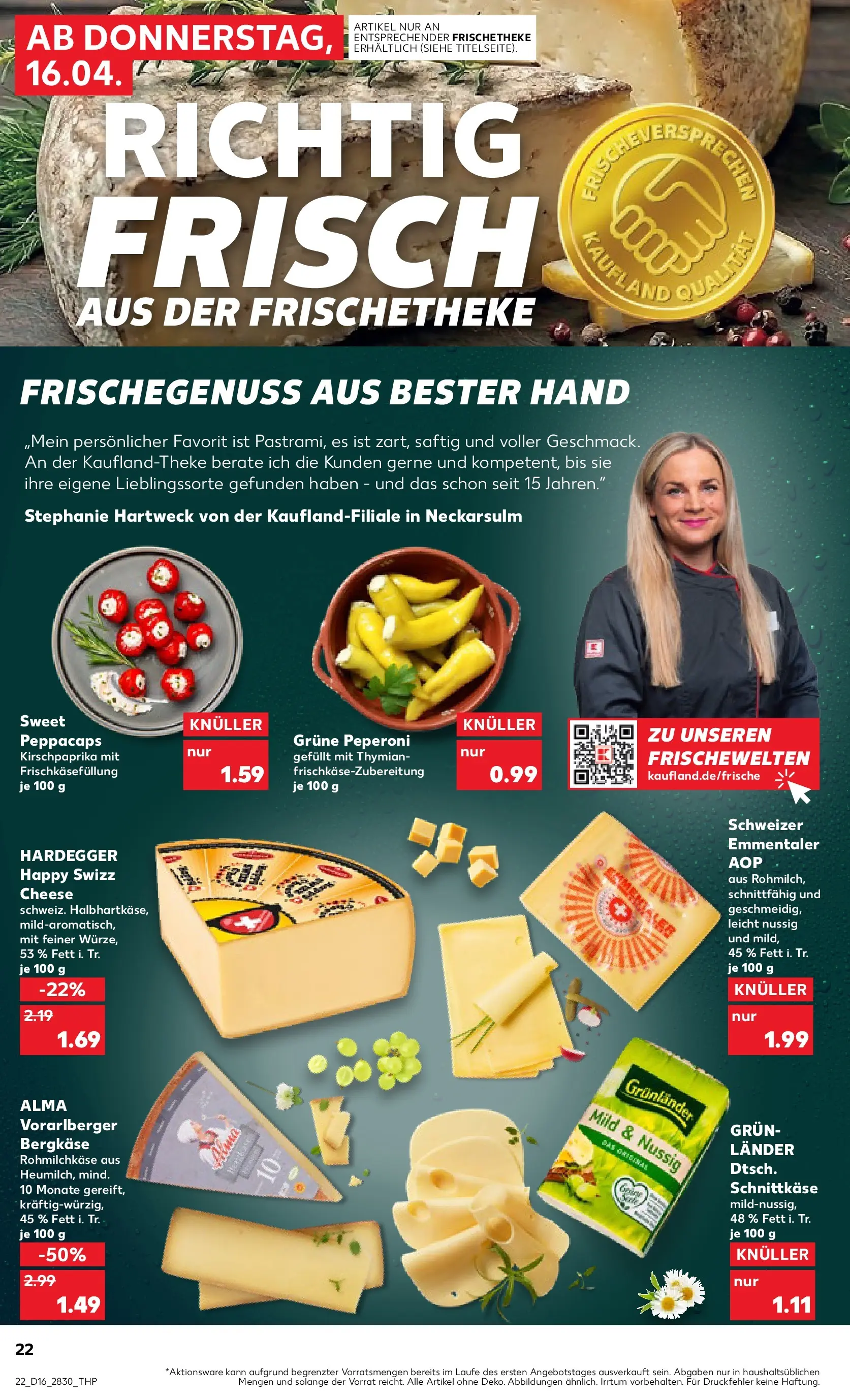 Prospekt Kaufland ab 16.04.2026 » Angebote Online zum Blättern | Seite: 22 | Produkte: Grunlander