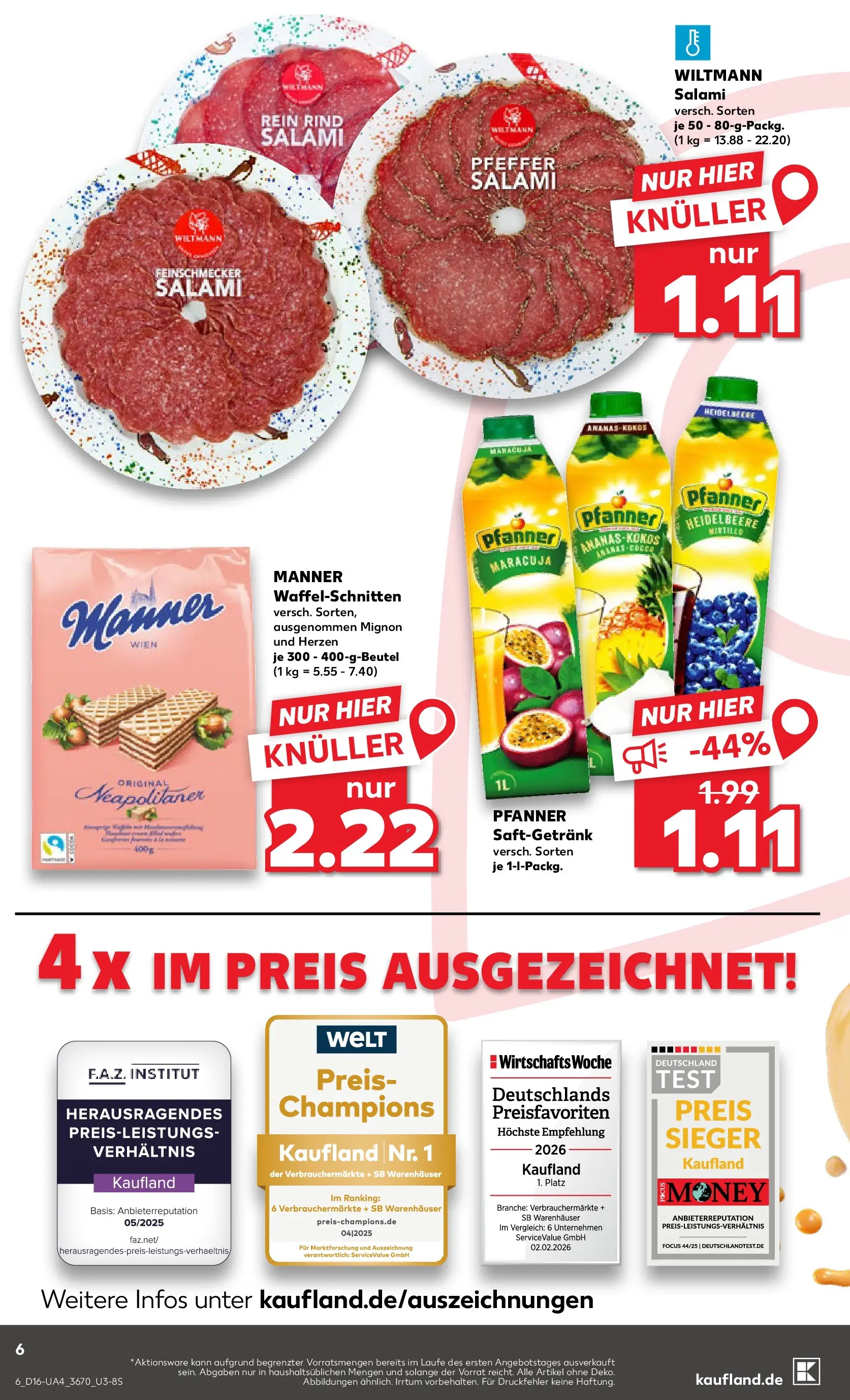 Prospekt Kaufland ab 13.04.2026 » Angebote Online zum Blättern | Seite: 18 | Produkte: Salami