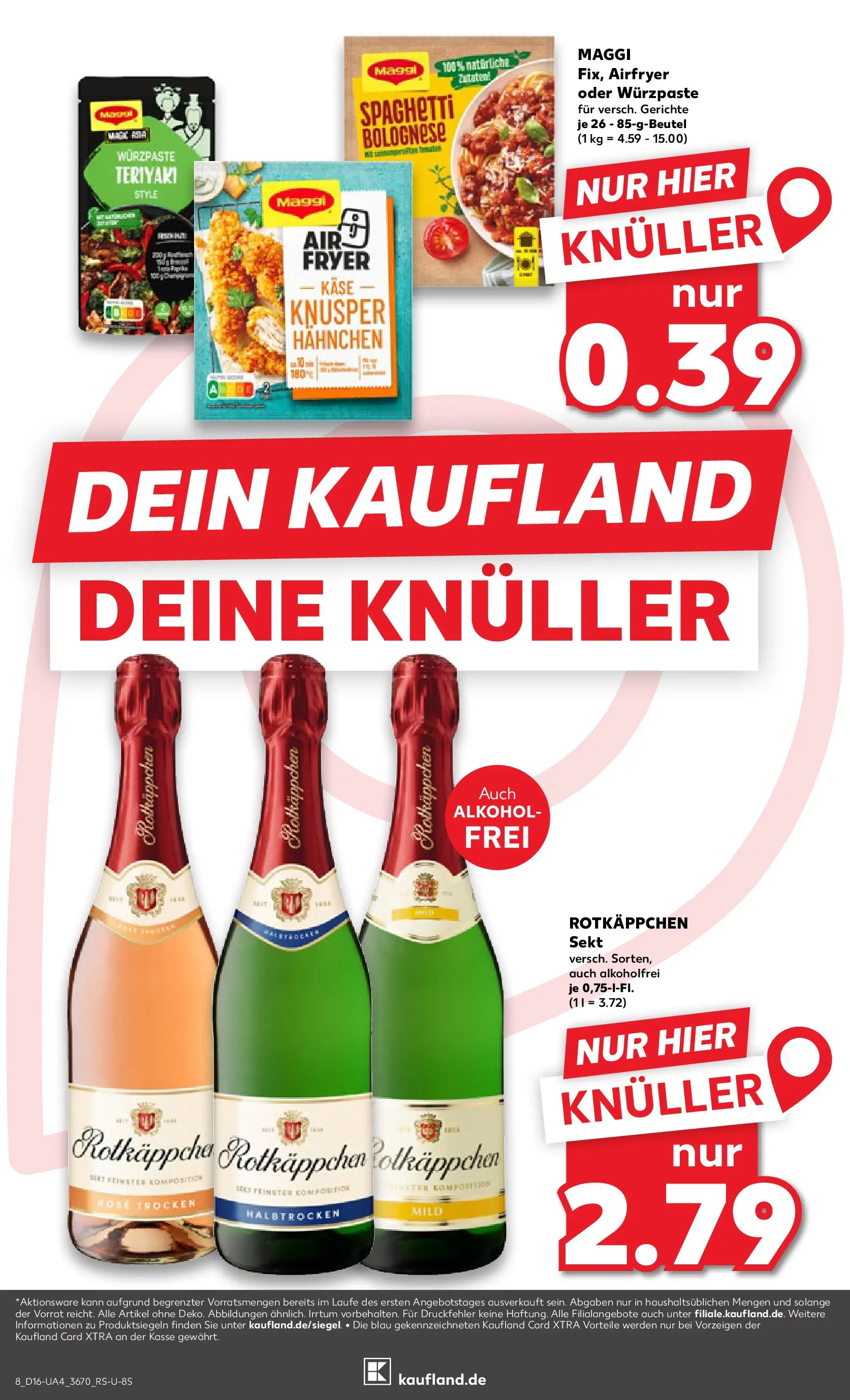 Prospekt Kaufland ab 13.04.2026 » Angebote Online zum Blättern | Seite: 20 | Produkte: Hahnchen, Käse, Sekt, Paprika