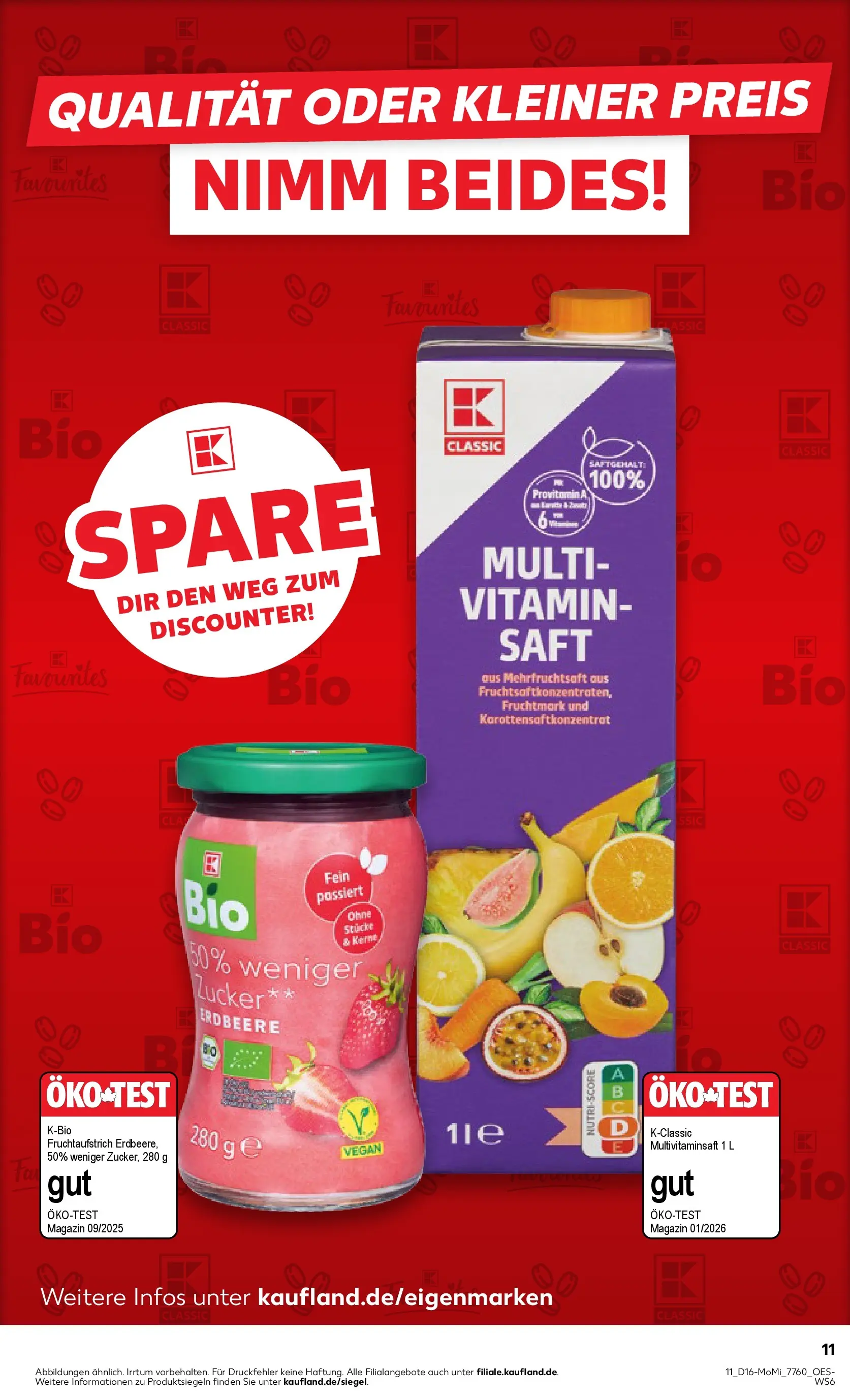 Prospekt Kaufland ab 13.04.2026 » Angebote und Werbung Online | Seite: 11 | Produkte: Zucker, Saft Prospekt Kaufland ab 13.04.2026 » Angebote Online zum Blättern | Seite: 11 | Produkte: Zucker, Saft