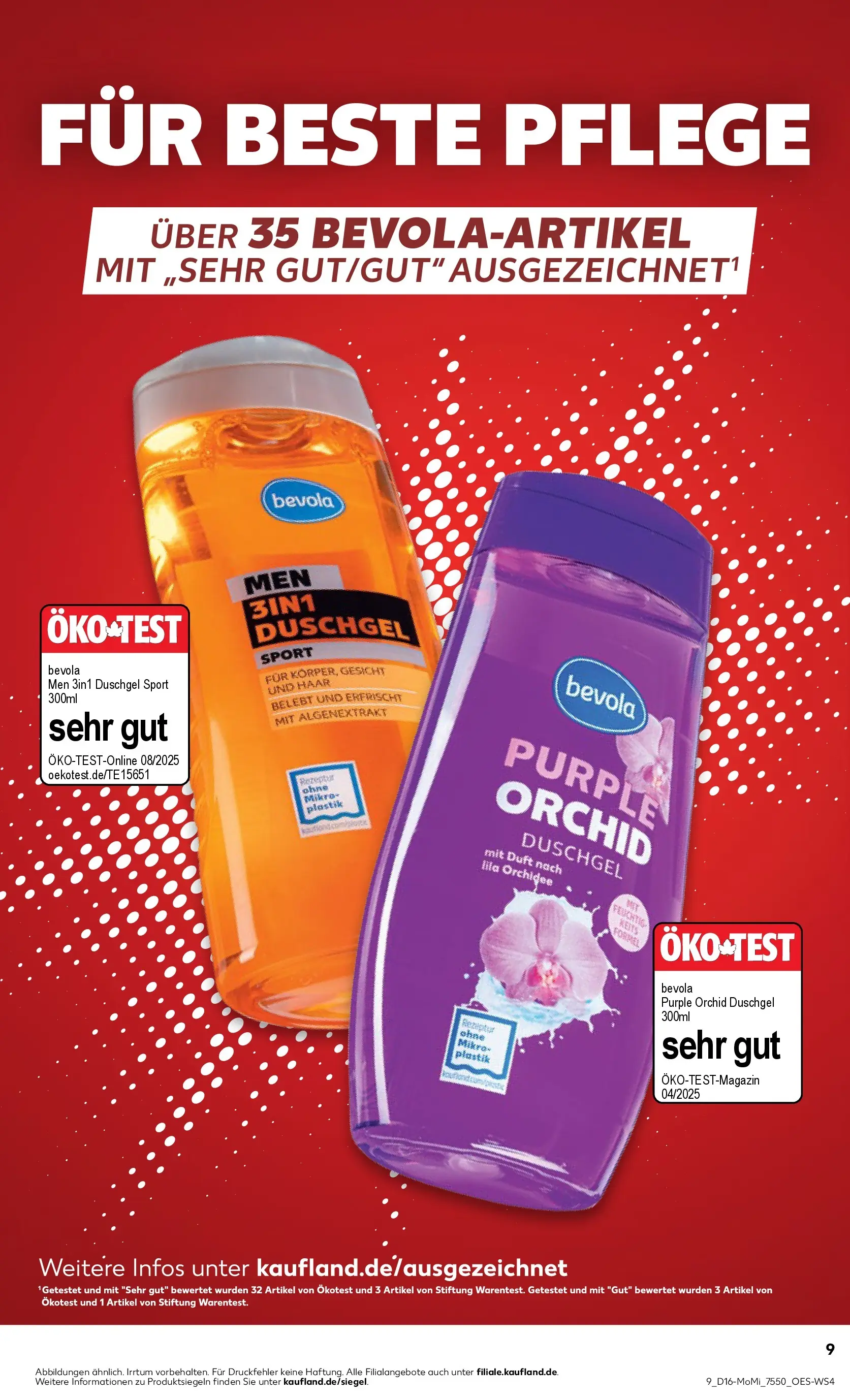 Prospekt Kaufland ab 13.04.2026 » Angebote Online zum Blättern | Seite: 9 | Produkte: Orchidee, Duft, Duschgel, Shower Gel