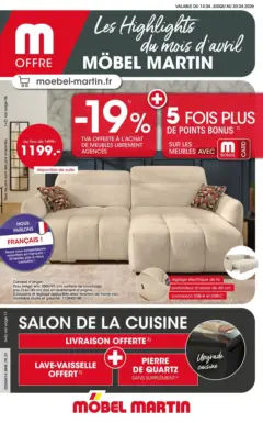 Möbel Martin - Prévisualisation de Möbel Martin - Möbel Martin: Offres hebdomadaires valide à partir de 14.04.2026 | Page: 13 | Produits: Réfrigérateur, Congélateur, Portes, Poisson