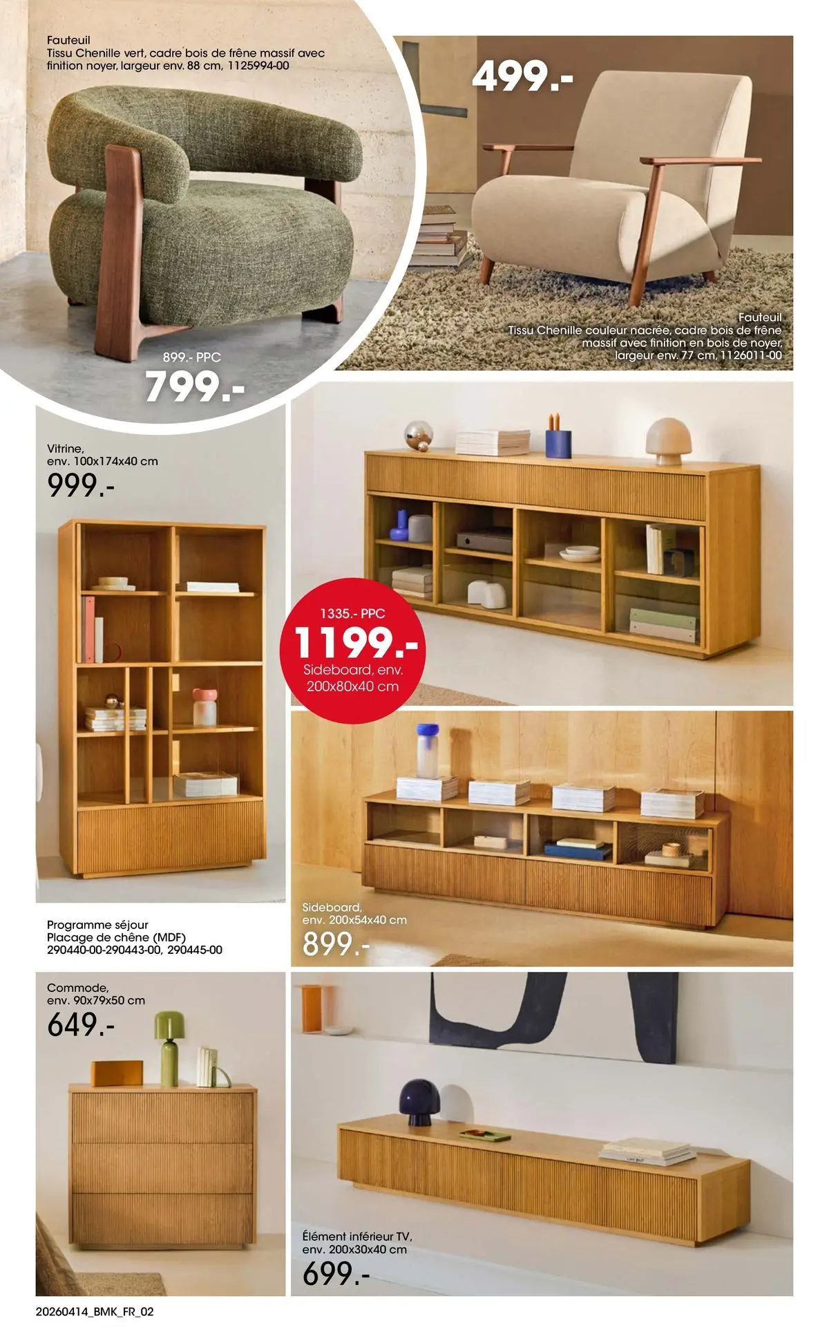 Möbel Martin - Möbel Martin: Offres hebdomadaires à partir du 14/04/2026 - promo en ligne | Page: 2 | Produits: Commode, Fauteuil, Cadre