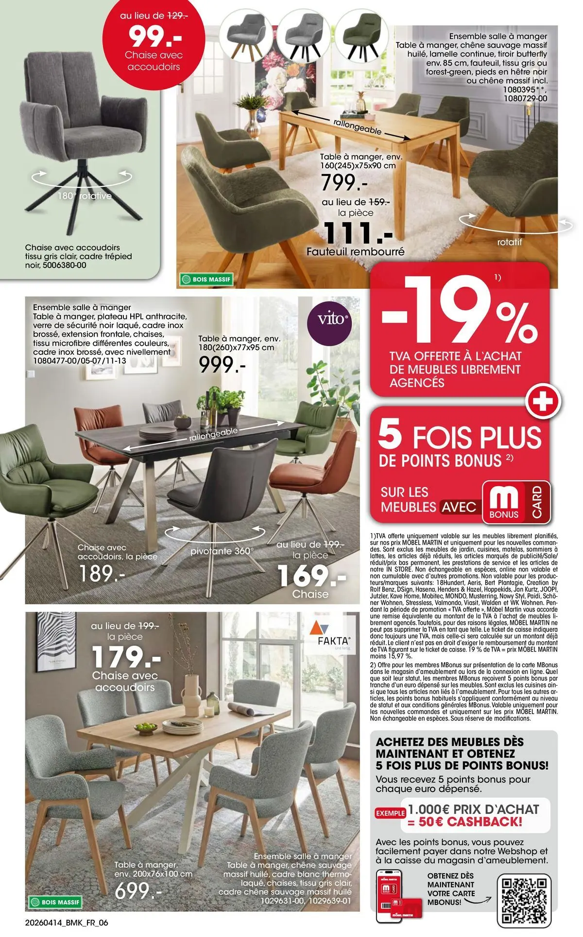 Möbel Martin - Möbel Martin: Offres hebdomadaires à partir du 14/04/2026 - promo en ligne | Page: 6 | Produits: Plateau, Mais, Table à manger, Cadre