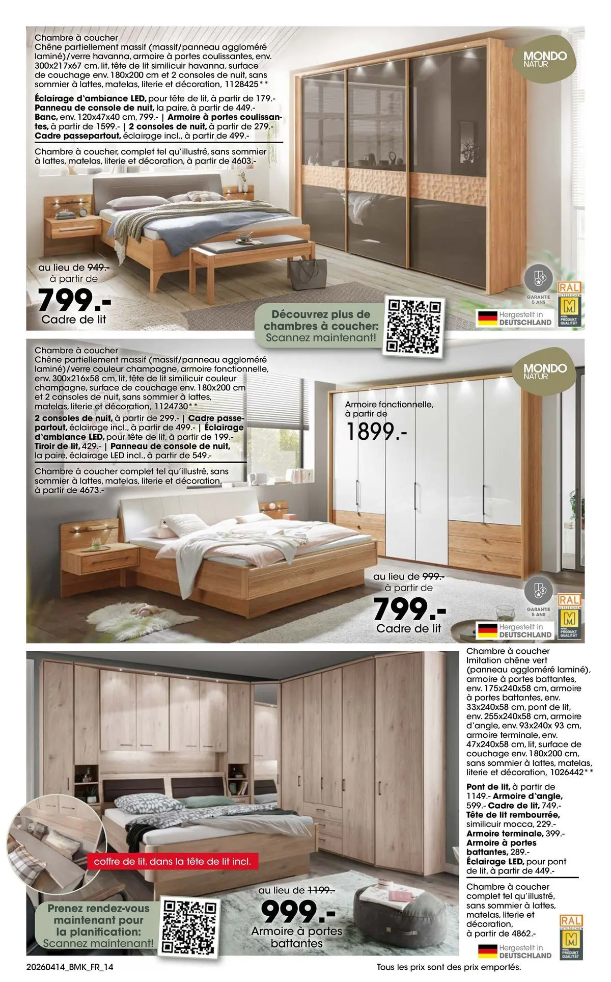 Möbel Martin - Möbel Martin: Offres hebdomadaires à partir du 14/04/2026 - promo en ligne | Page: 14 | Produits: Lit, Portes, Literie, Cadre