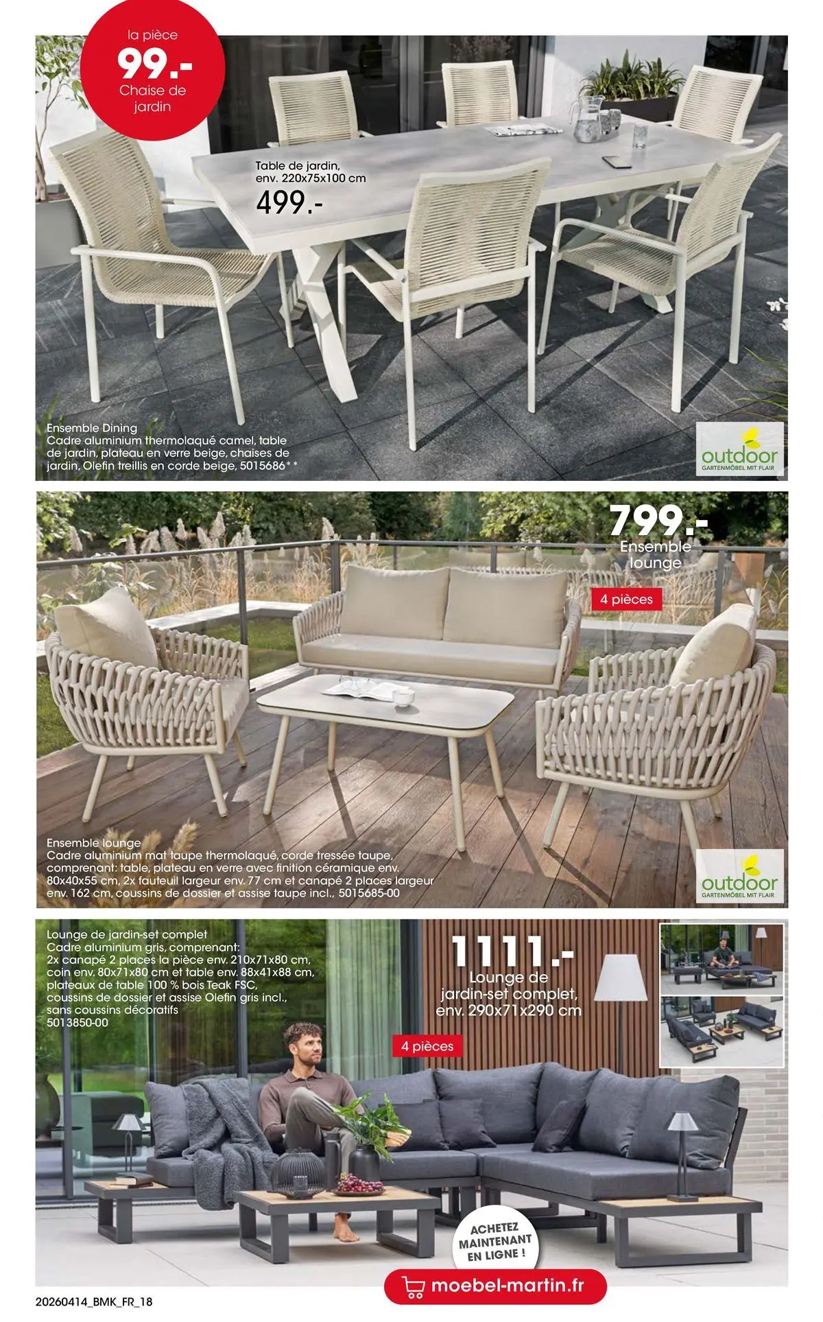 Möbel Martin - Möbel Martin: Offres hebdomadaires à partir du 14/04/2026 - promo en ligne | Page: 18 | Produits: Canapé, Fauteuil, Chaise, Cadre