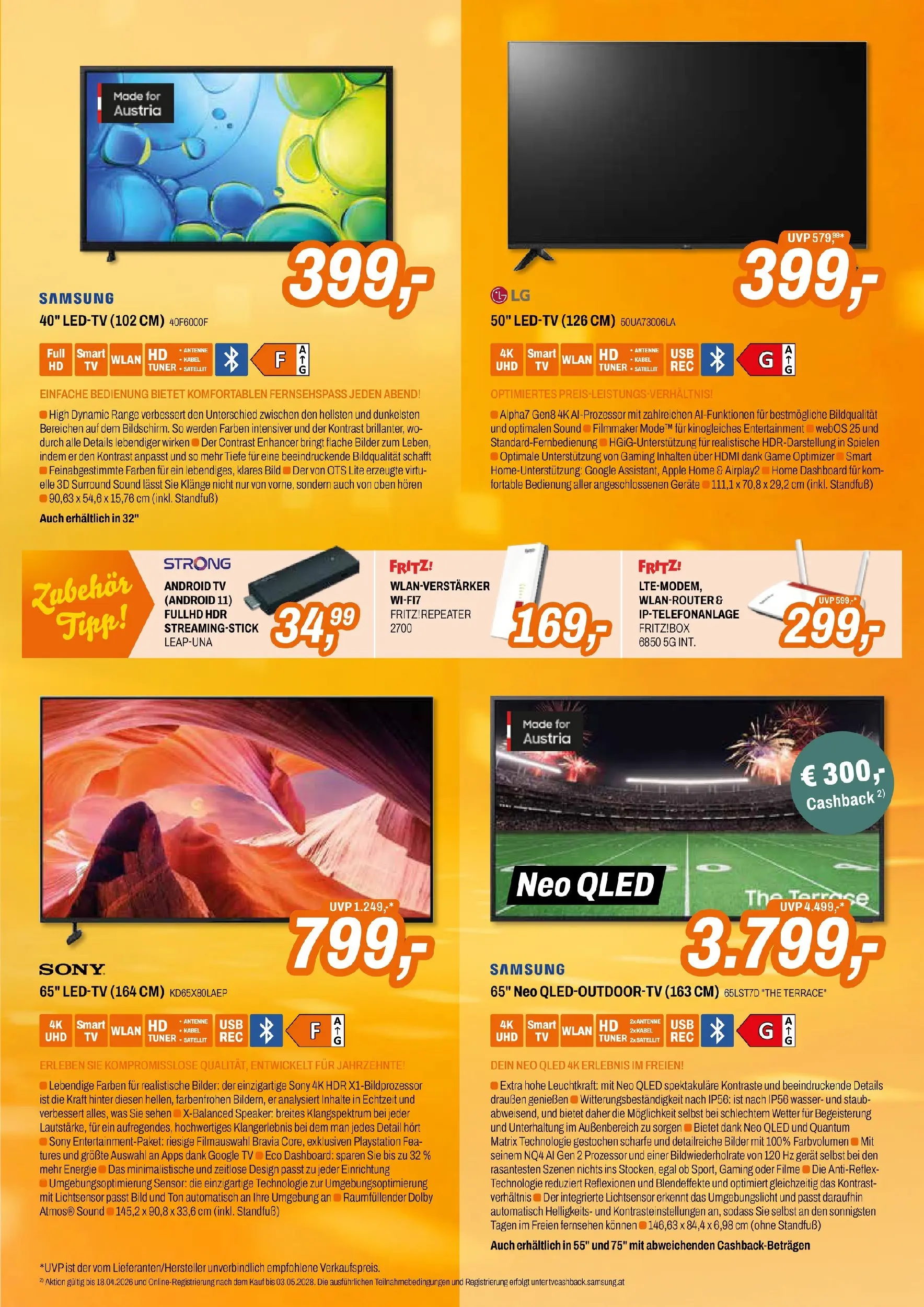 Expert Kötschach-Mauthen, Spittal An Der Drau von 13.04.2026 - Aktuelle Angebote | Seite: 9 | Produkte: Kabel, Satellit, Playstation, Samsung
