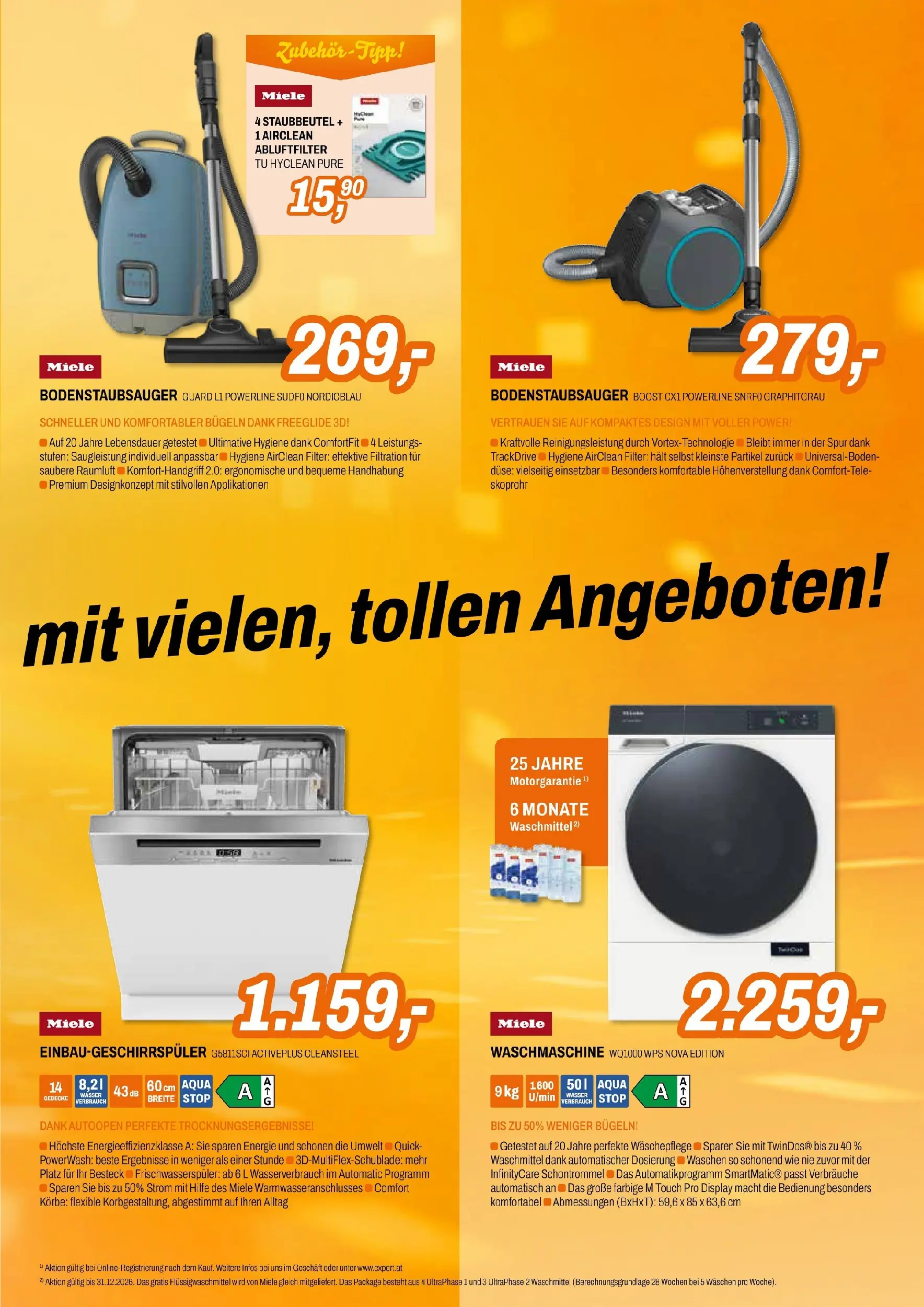 Expert Kötschach-Mauthen, Spittal An Der Drau von 13.04.2026 - Aktuelle Angebote | Seite: 11 | Produkte: Wasser, Waschmaschine, Waschmittel