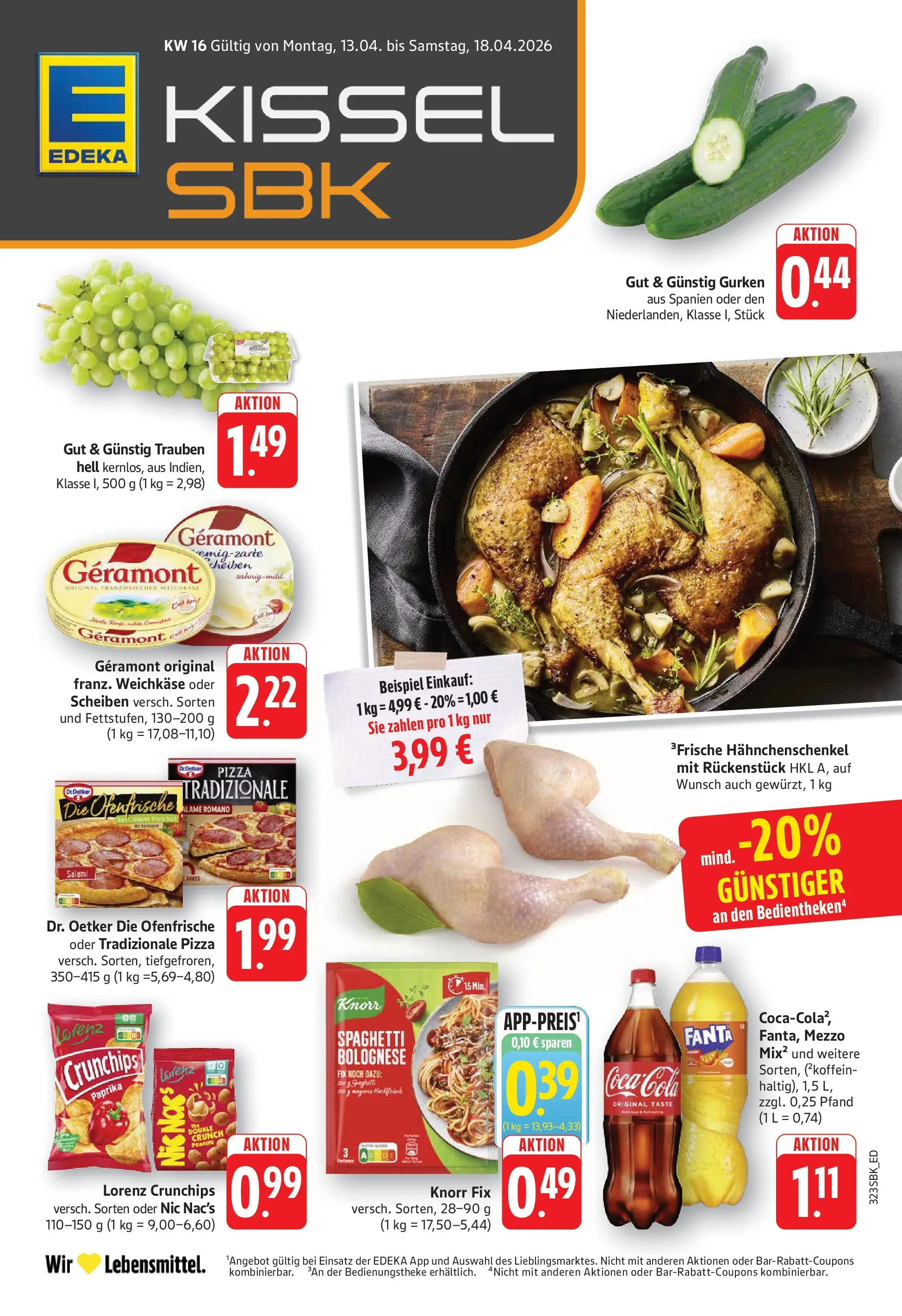 E center Prospekt Bad Bergzabern	 (ab 12.04.2026) zum Blättern | Seite: 1 | Produkte: Ofenfrische, Paprika, Salami, Pizza