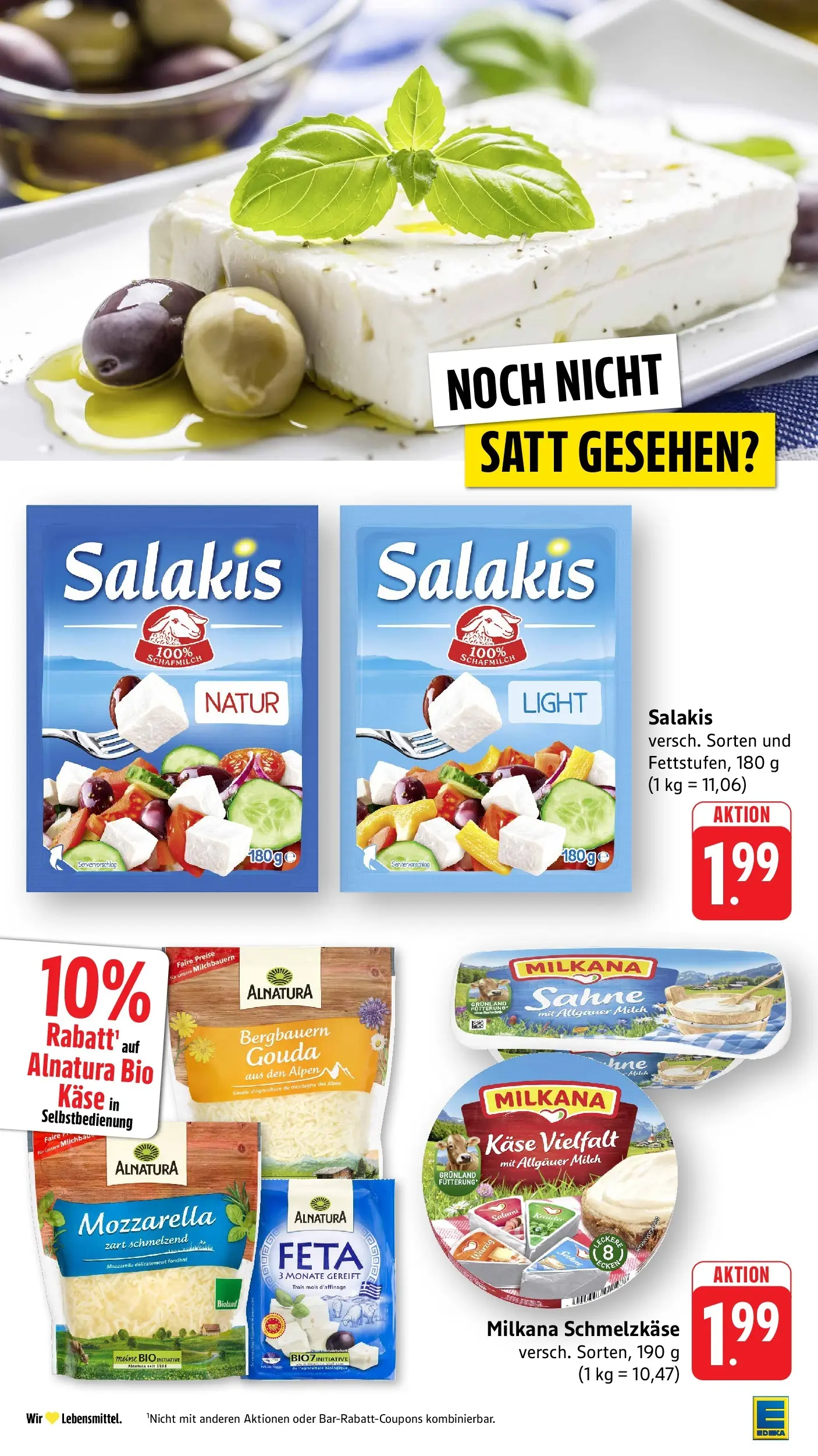 E center Prospekt Überlingen	 (ab 12.04.2026) zum Blättern | Seite: 18 | Produkte: Feta, Käse, Milkana, Gouda