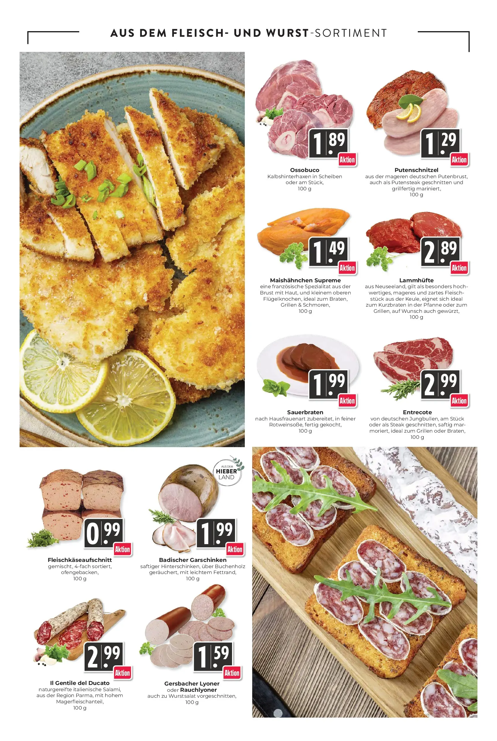 E center Prospekt Lörrach	 (ab 12.04.2026) zum Blättern | Seite: 4 | Produkte: Entrecote, Putenschnitzel, Steak, Fleisch