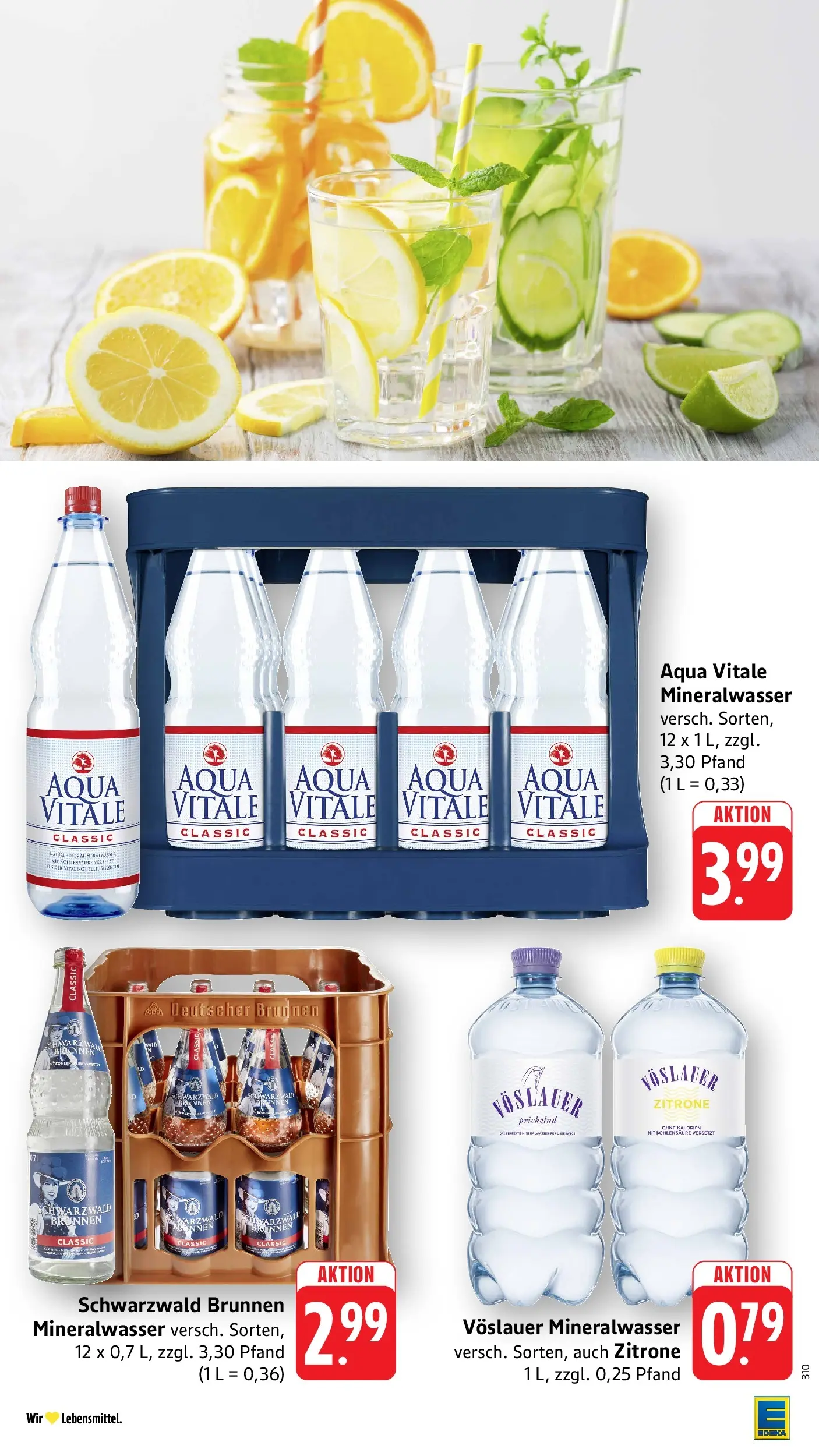 E center Prospekt Überlingen	 (ab 12.04.2026) zum Blättern | Seite: 32 | Produkte: Mineralwasser, Zitrone