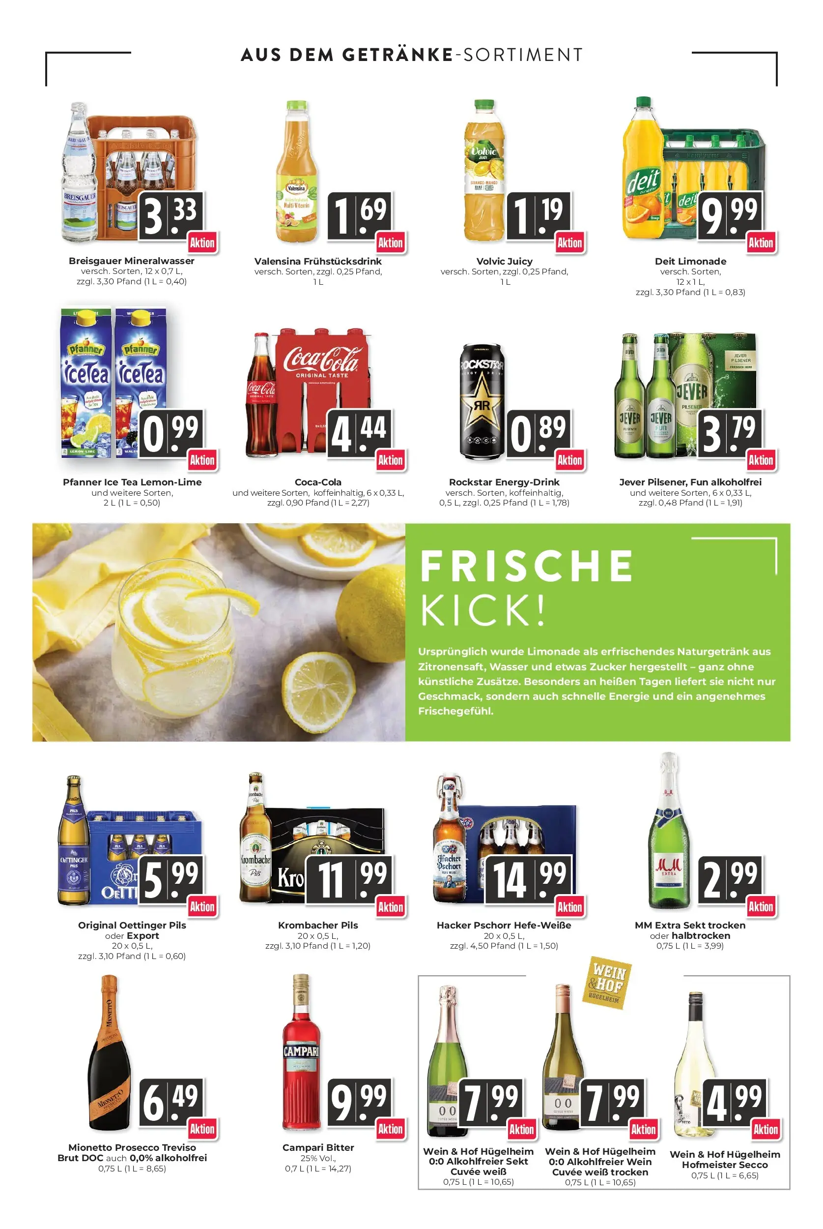 E center Prospekt Lörrach	 (ab 12.04.2026) zum Blättern | Seite: 14 | Produkte: Sekt, Zucker, Jacke, Krombacher