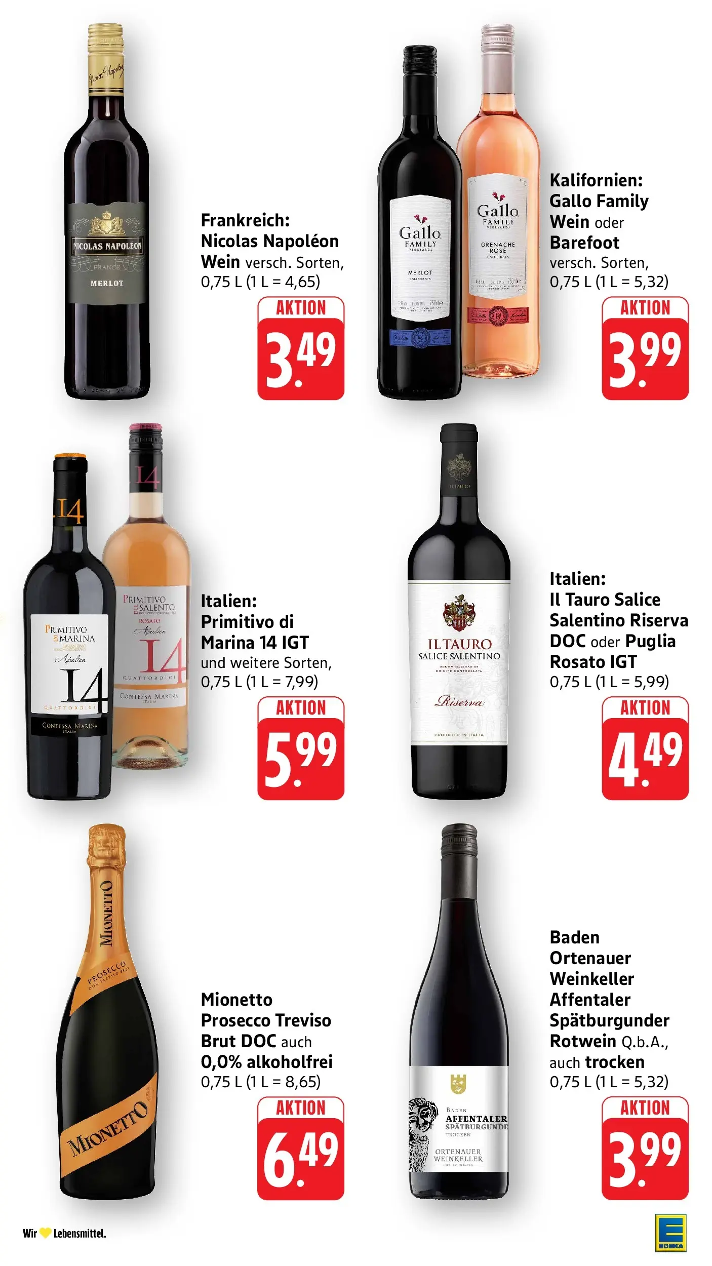 E center Prospekt Überlingen	 (ab 12.04.2026) zum Blättern | Seite: 36 | Produkte: Rotwein, Merlot, Prosecco, Wein