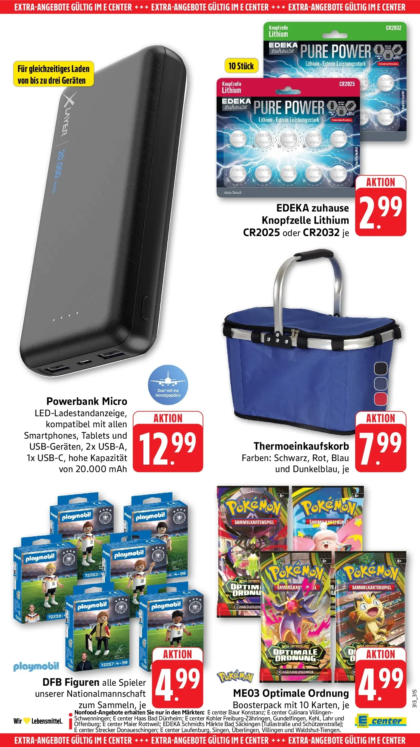 E center Prospekt Überlingen	 (ab 12.04.2026) zum Blättern | Seite: 57 | Produkte: Bad, Powerbank