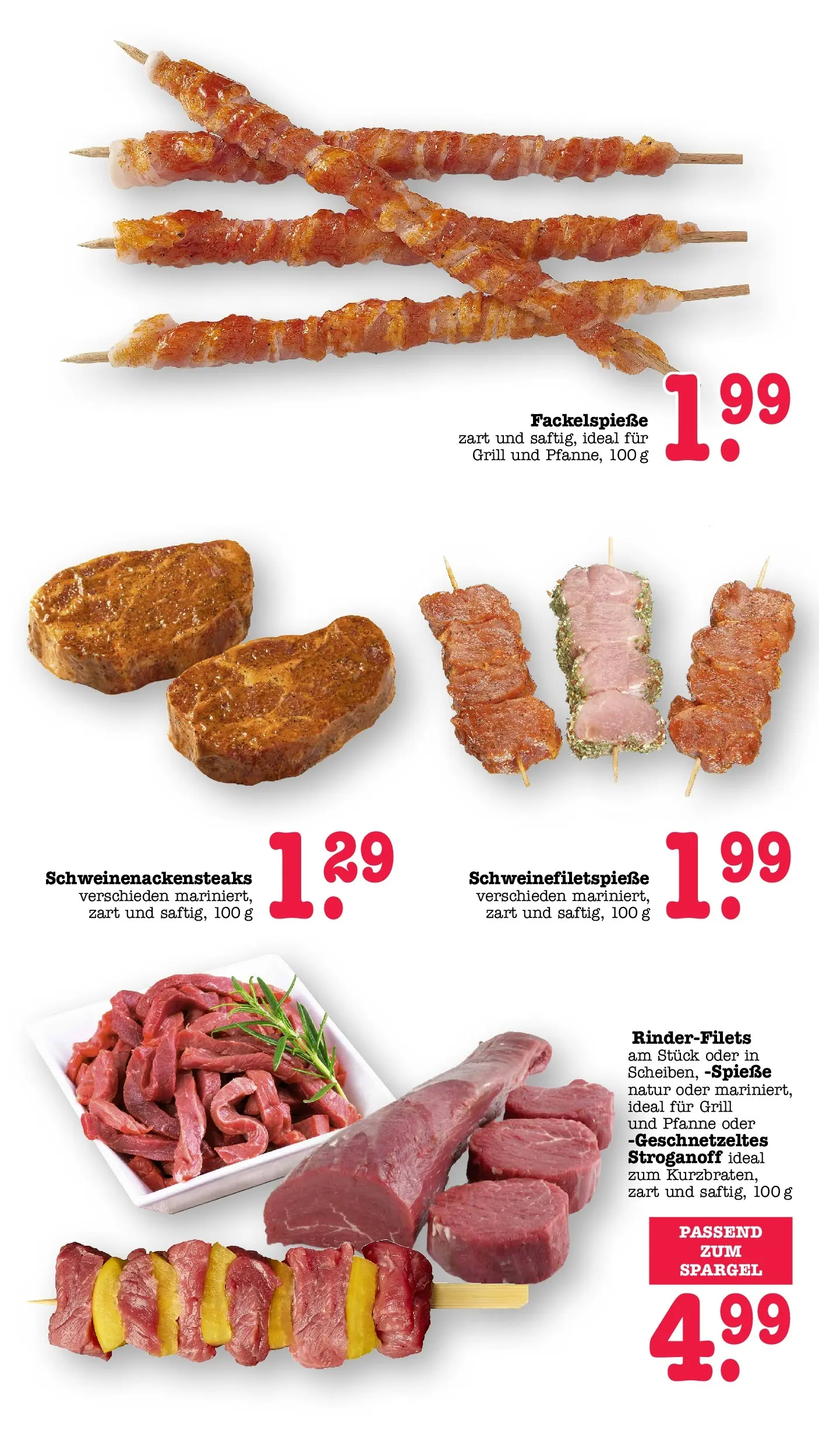 E center Prospekt Kuppenheim-Oberndorf	 (ab 12.04.2026) zum Blättern | Seite: 3 | Produkte: Grill, Spieße, Spargel