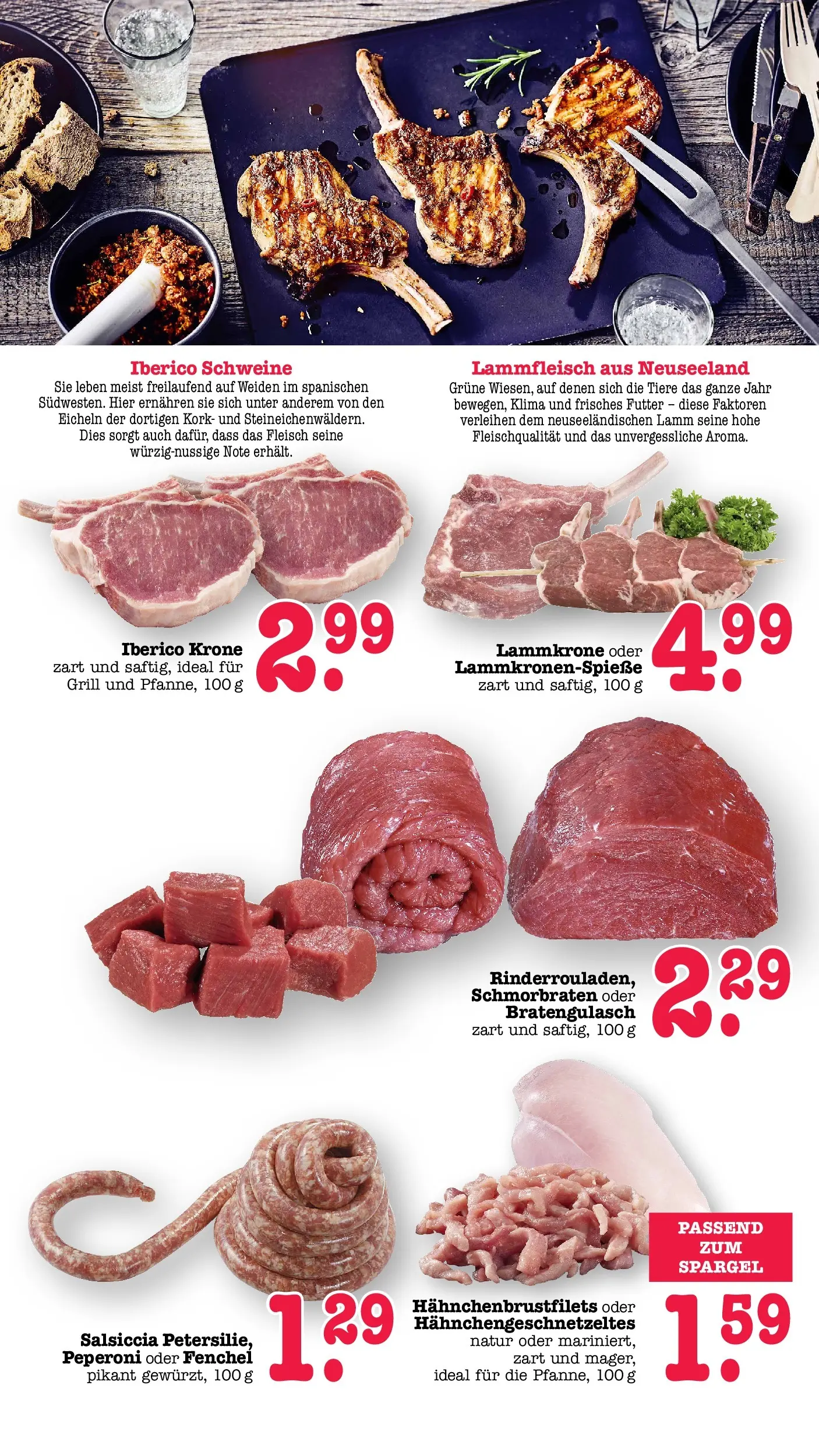 E center Prospekt Kuppenheim-Oberndorf	 (ab 12.04.2026) zum Blättern | Seite: 4 | Produkte: Grill, Spargel, Fleisch