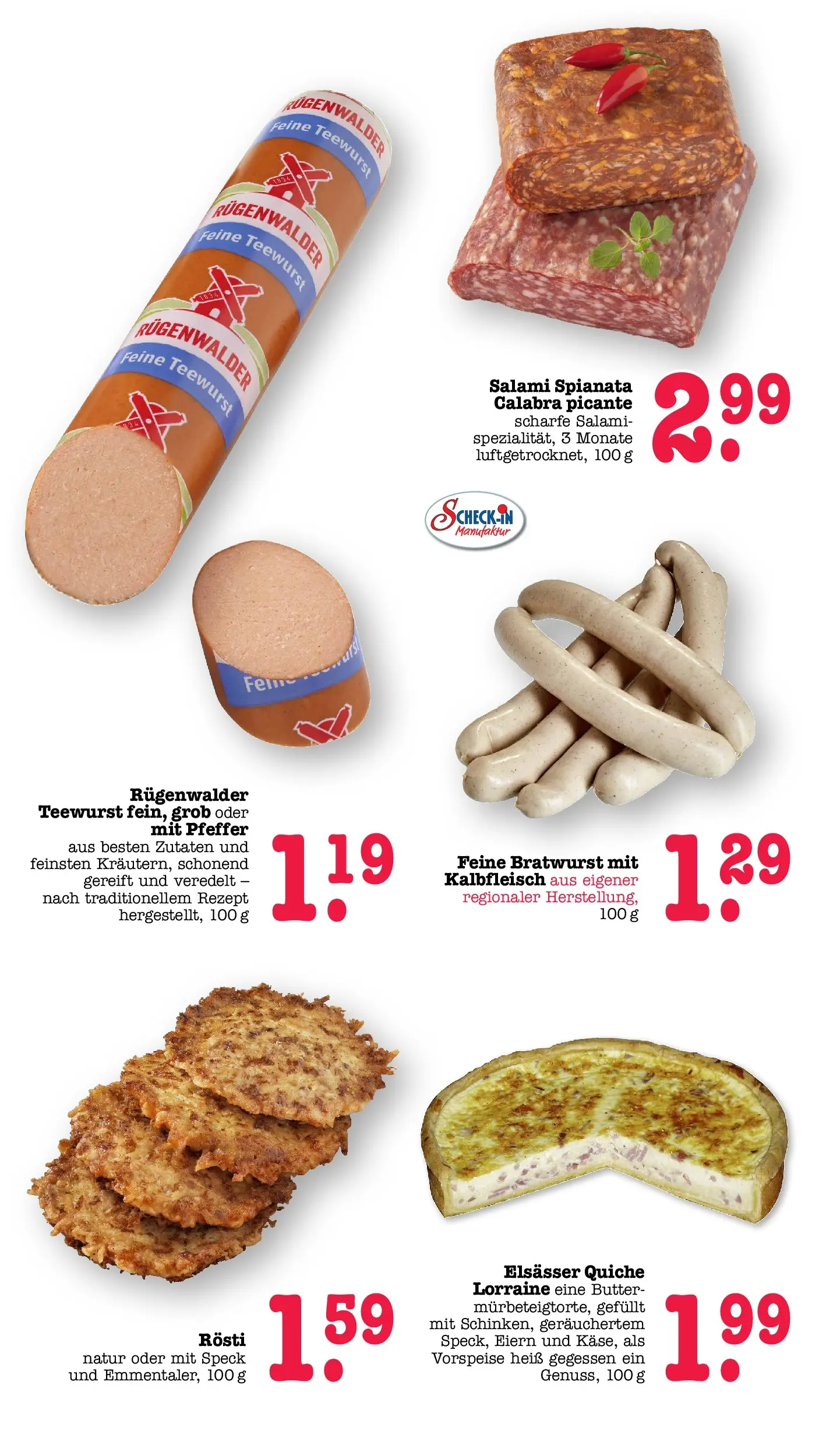 E center Prospekt Kuppenheim-Oberndorf	 (ab 12.04.2026) zum Blättern | Seite: 7 | Produkte: Butter, Bratwurst, Pfeffer, Salami