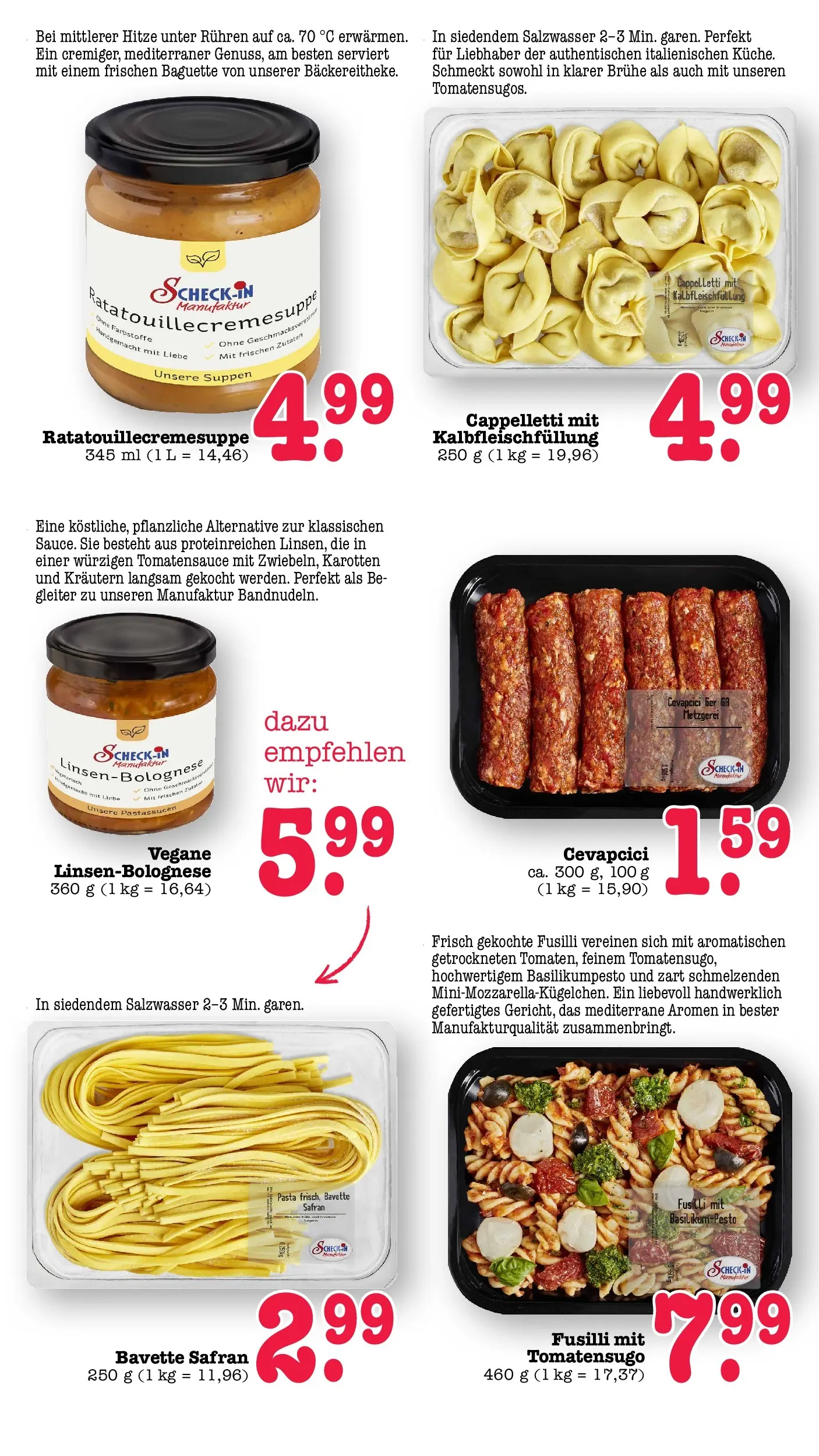 E center Prospekt Kuppenheim-Oberndorf	 (ab 12.04.2026) zum Blättern | Seite: 11 | Produkte: Cevapcici, Baguette, Pasta