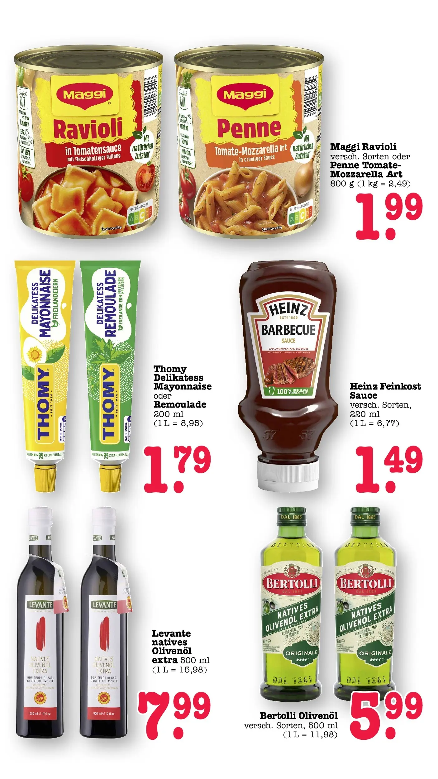 E center Prospekt Kuppenheim-Oberndorf	 (ab 12.04.2026) zum Blättern | Seite: 32 | Produkte: Maggi, Bertolli olivenol, Mayonnaise, Pasta