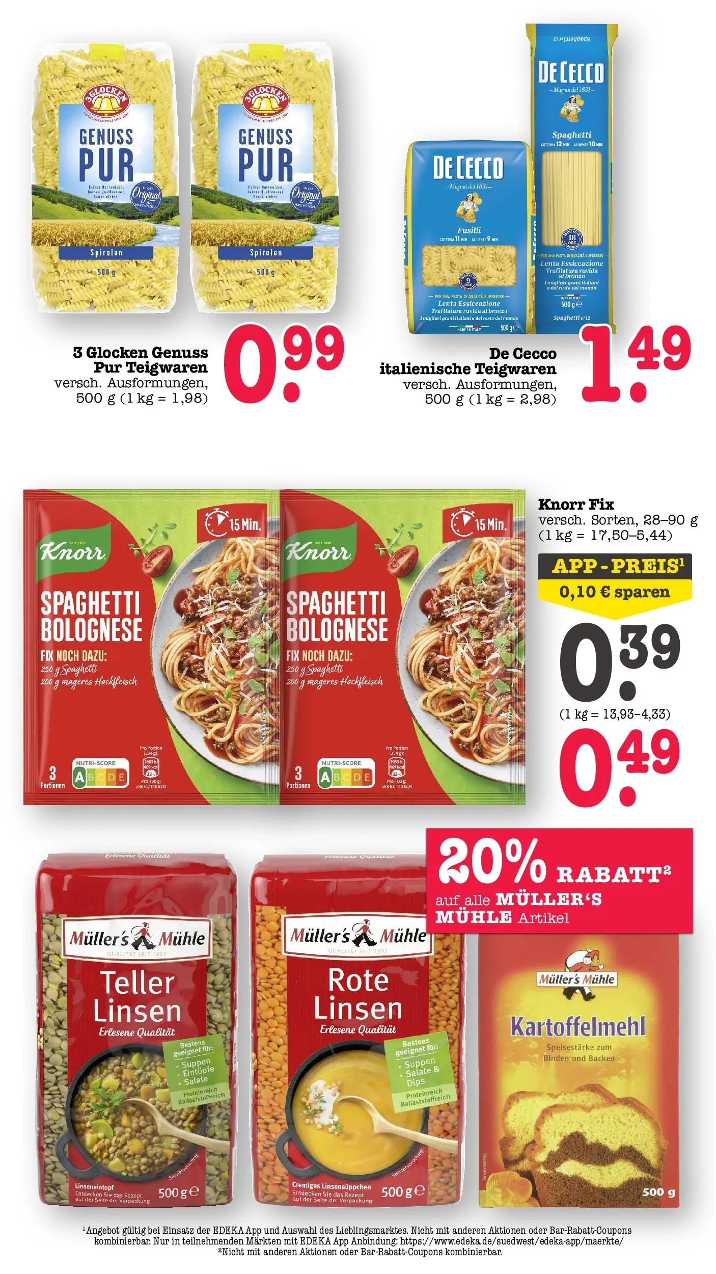 E center Prospekt Kuppenheim-Oberndorf	 (ab 12.04.2026) zum Blättern | Seite: 33 | Produkte: Knorr fix, Knorr, Pasta, Hackfleisch