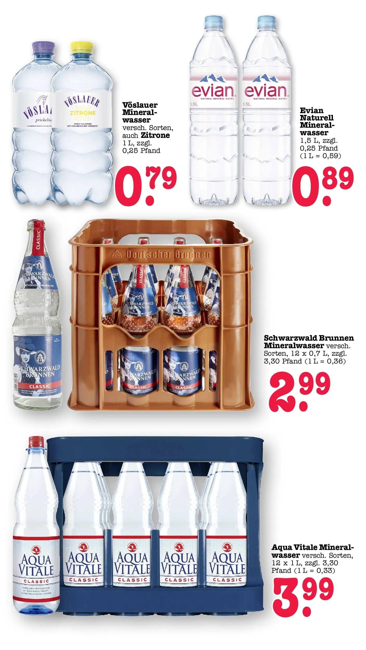 E center Prospekt Kuppenheim-Oberndorf	 (ab 12.04.2026) zum Blättern | Seite: 42 | Produkte: Mineralwasser, Wasser, Zitrone