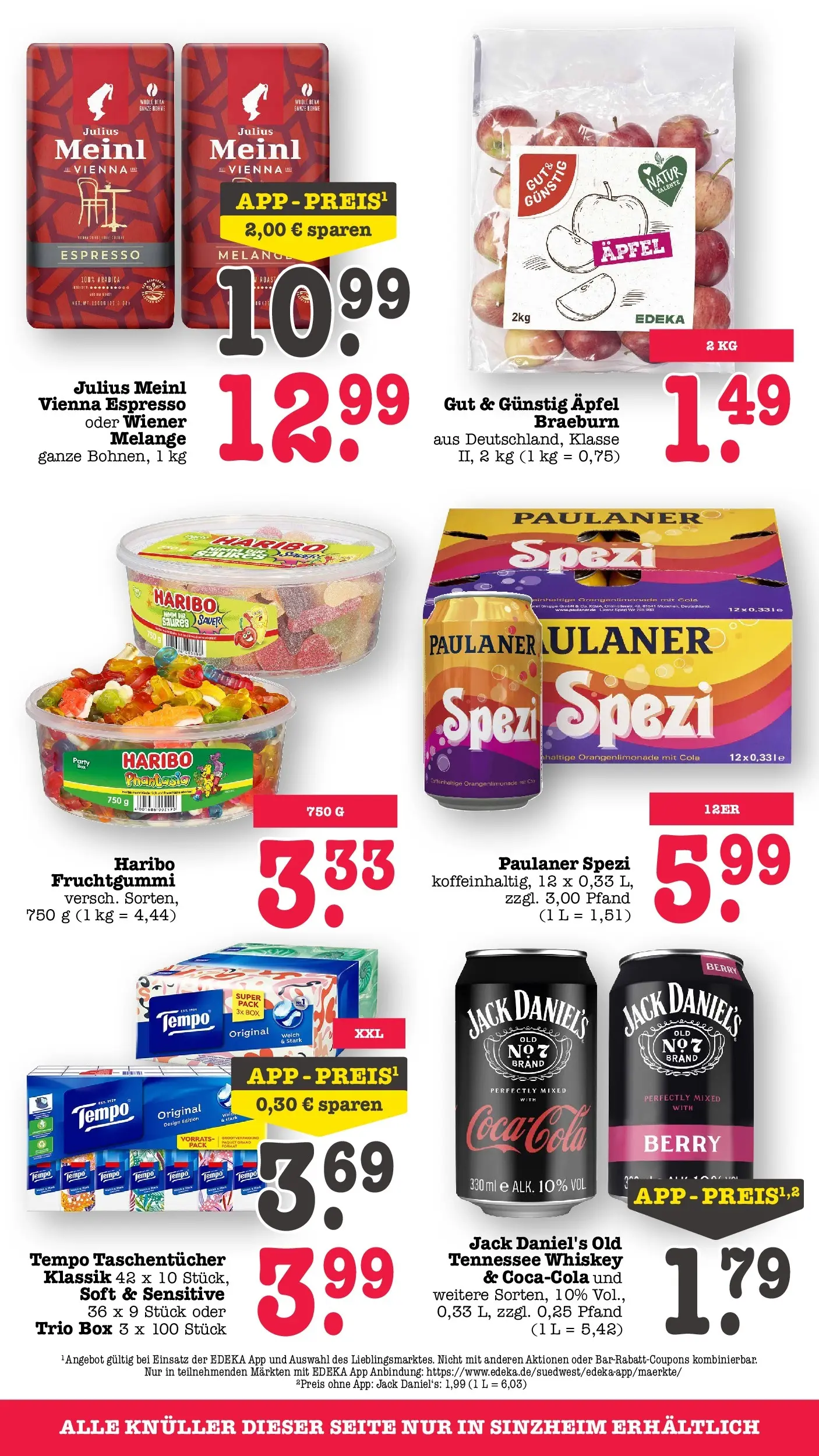 E center Prospekt Kuppenheim-Oberndorf	 (ab 12.04.2026) zum Blättern | Seite: 61 | Produkte: Haribo, Cola, Paulaner spezi, Box