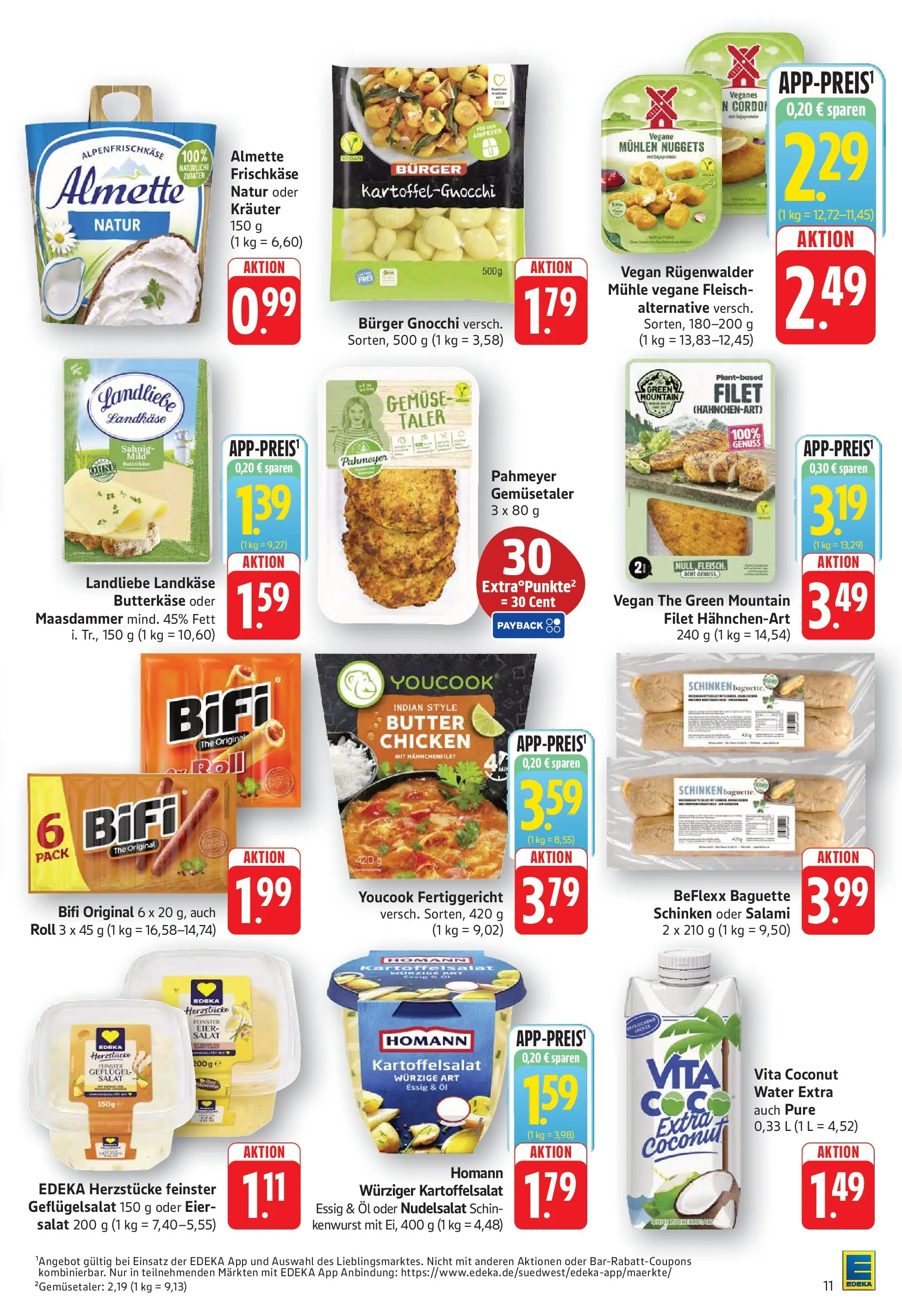 E center Prospekt Göppingen	 (ab 12.04.2026) zum Blättern | Seite: 11 | Produkte: Almette, Eier, Burger, Salami