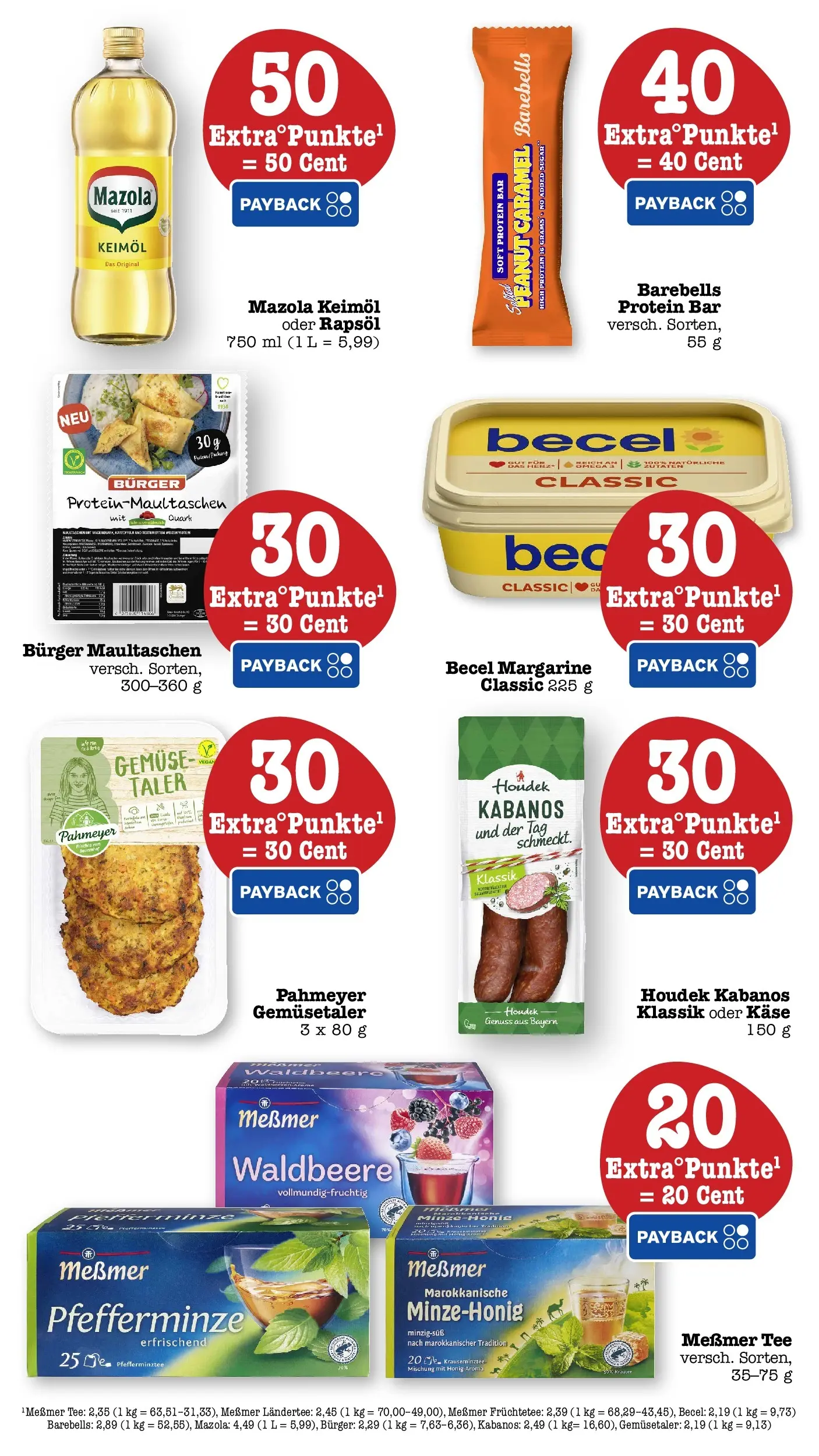 E center Prospekt Kuppenheim-Oberndorf	 (ab 12.04.2026) zum Blättern | Seite: 68 | Produkte: Margarine, Käse, Burger, Tee