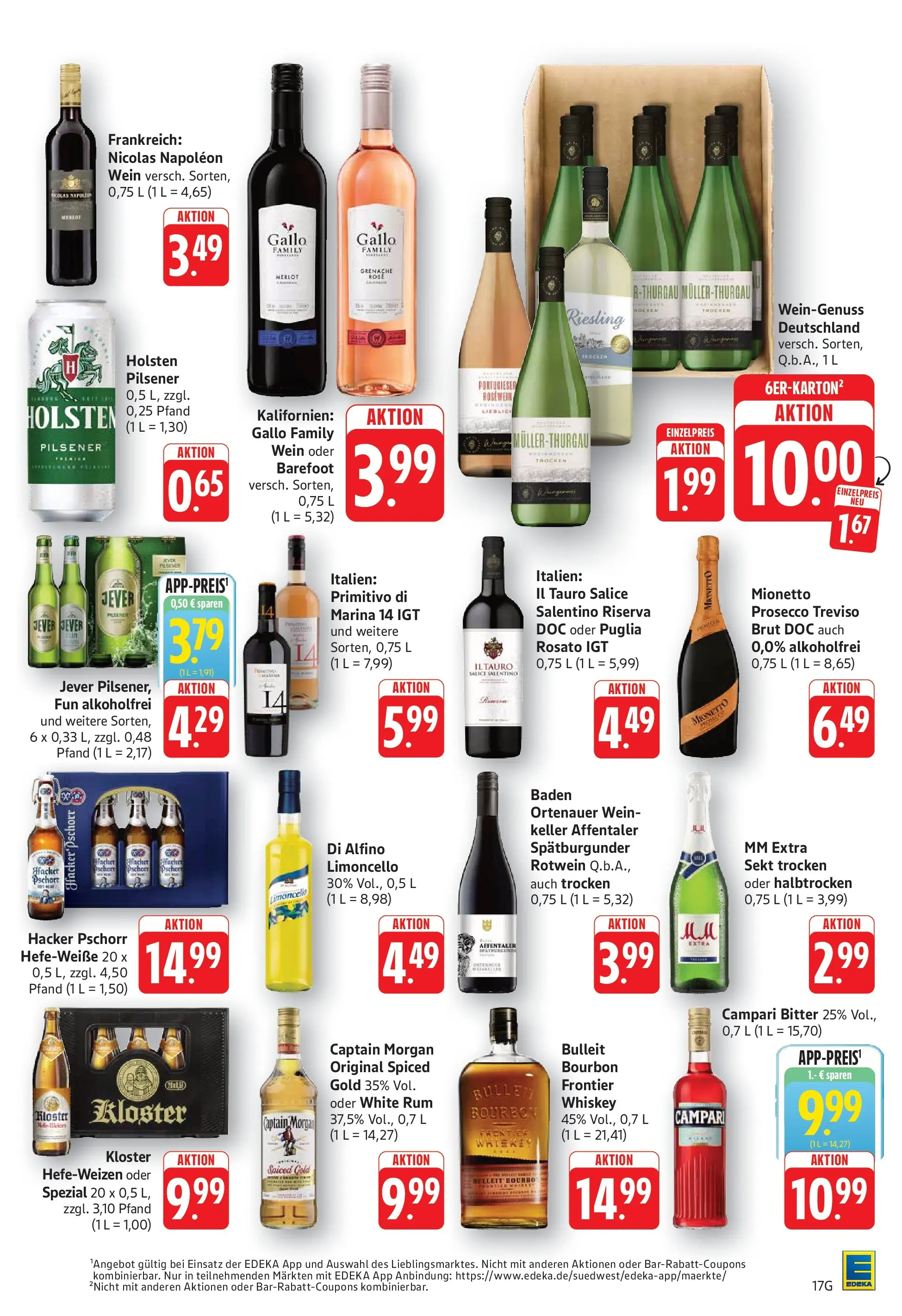 E center Prospekt Göppingen	 (ab 12.04.2026) zum Blättern | Seite: 17 | Produkte: Sekt, Rum, Prosecco, Captain morgan