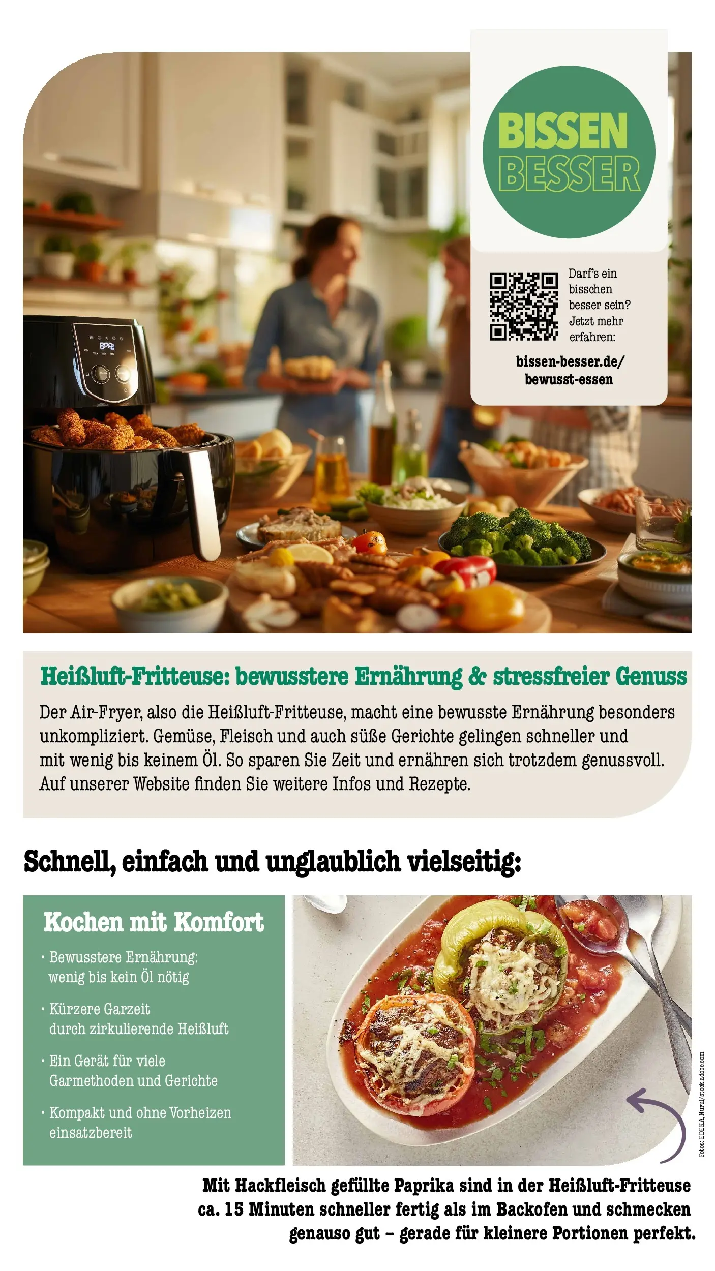 E center Prospekt Kuppenheim-Oberndorf	 (ab 12.04.2026) zum Blättern | Seite: 75 | Produkte: Paprika, Backofen, Heißluftfritteuse, Hackfleisch