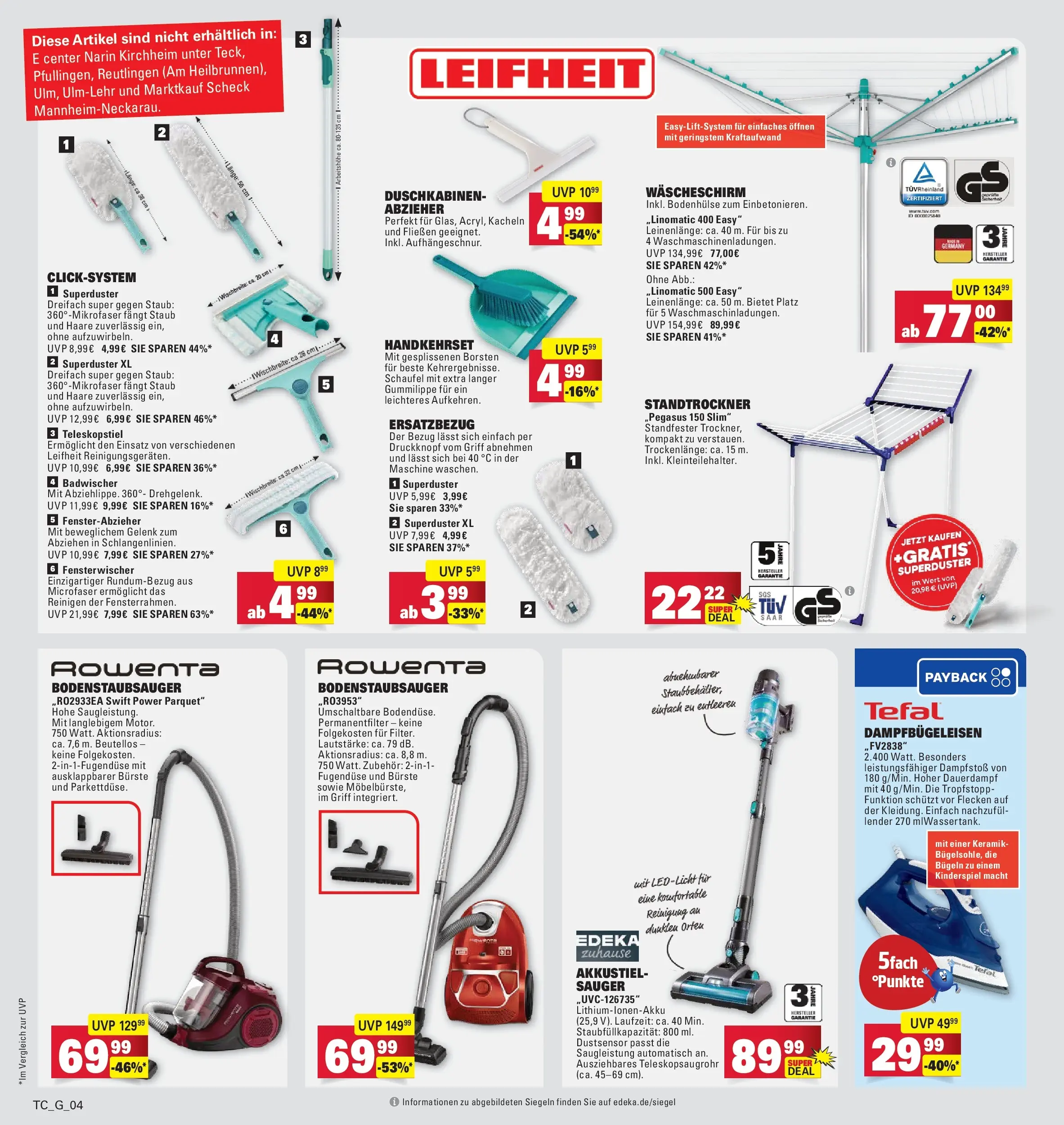 E center Prospekt Göppingen	 (ab 12.04.2026) zum Blättern | Seite: 32 | Produkte: Bürste
