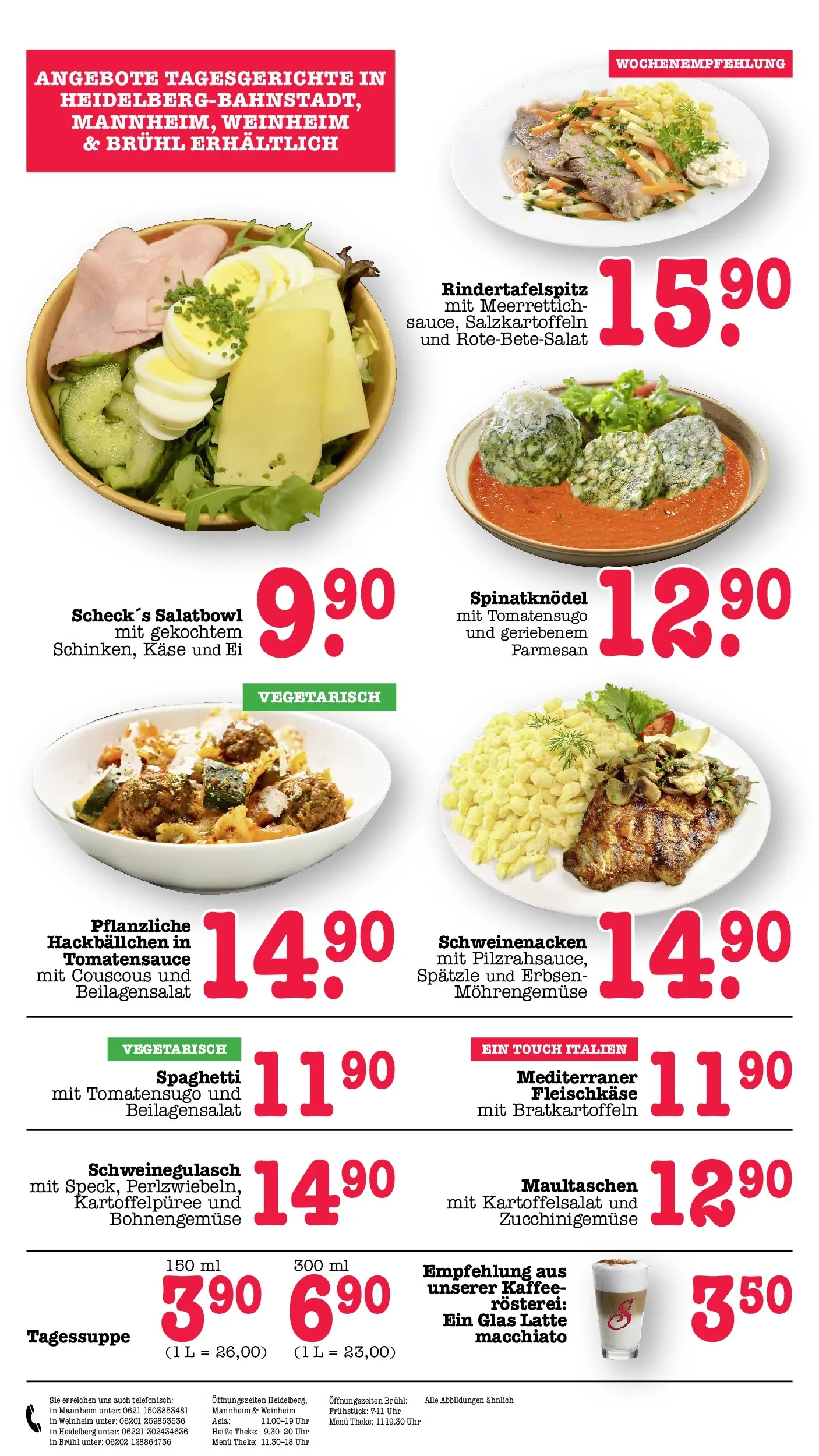 E center Prospekt Mannheim-Wohlgelegen	 (ab 12.04.2026) zum Blättern | Seite: 13 | Produkte: Käse, Theke, Schweinenacken, Erbsen